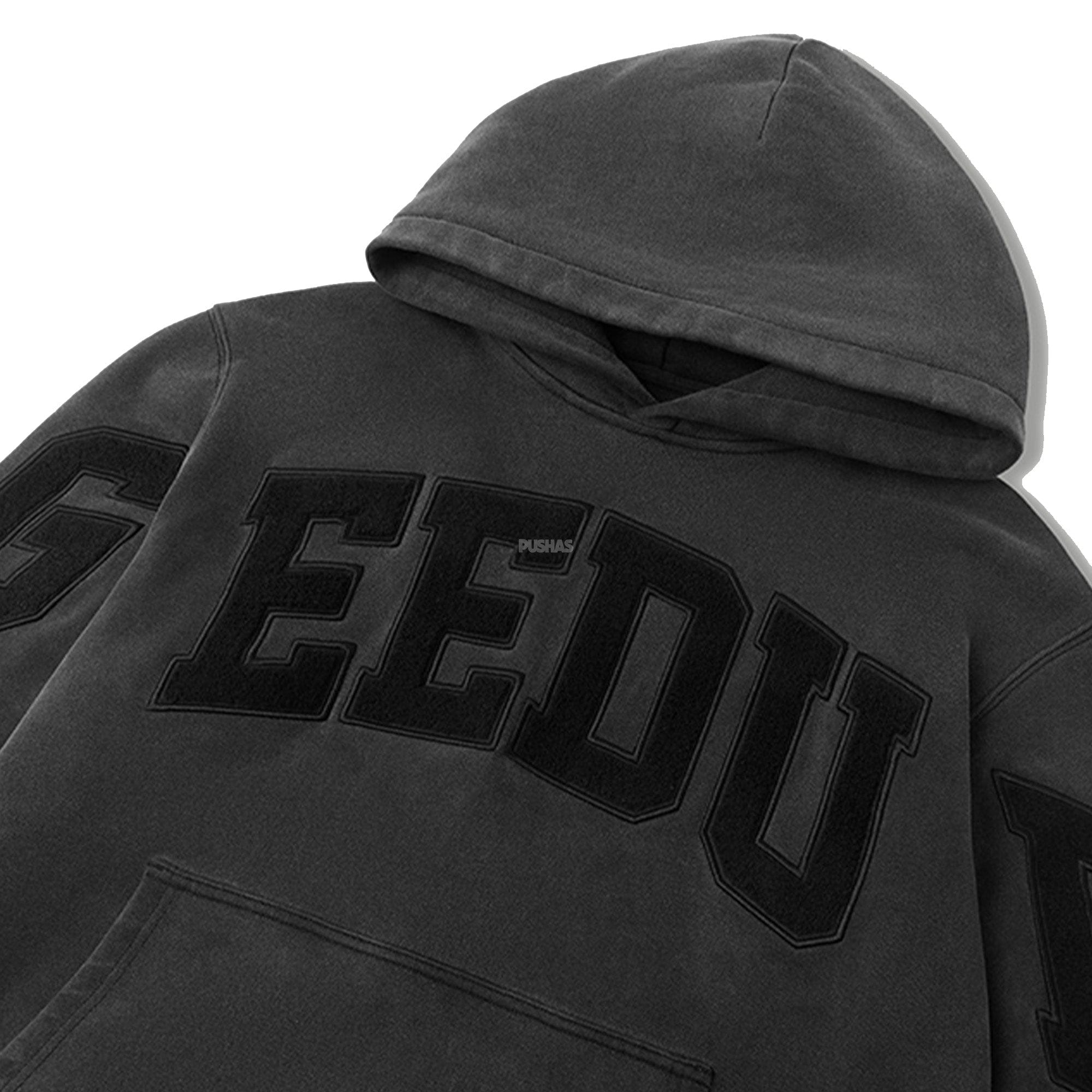 Geedup Team Logo Hoodie Vintage Washed Black (2024)
