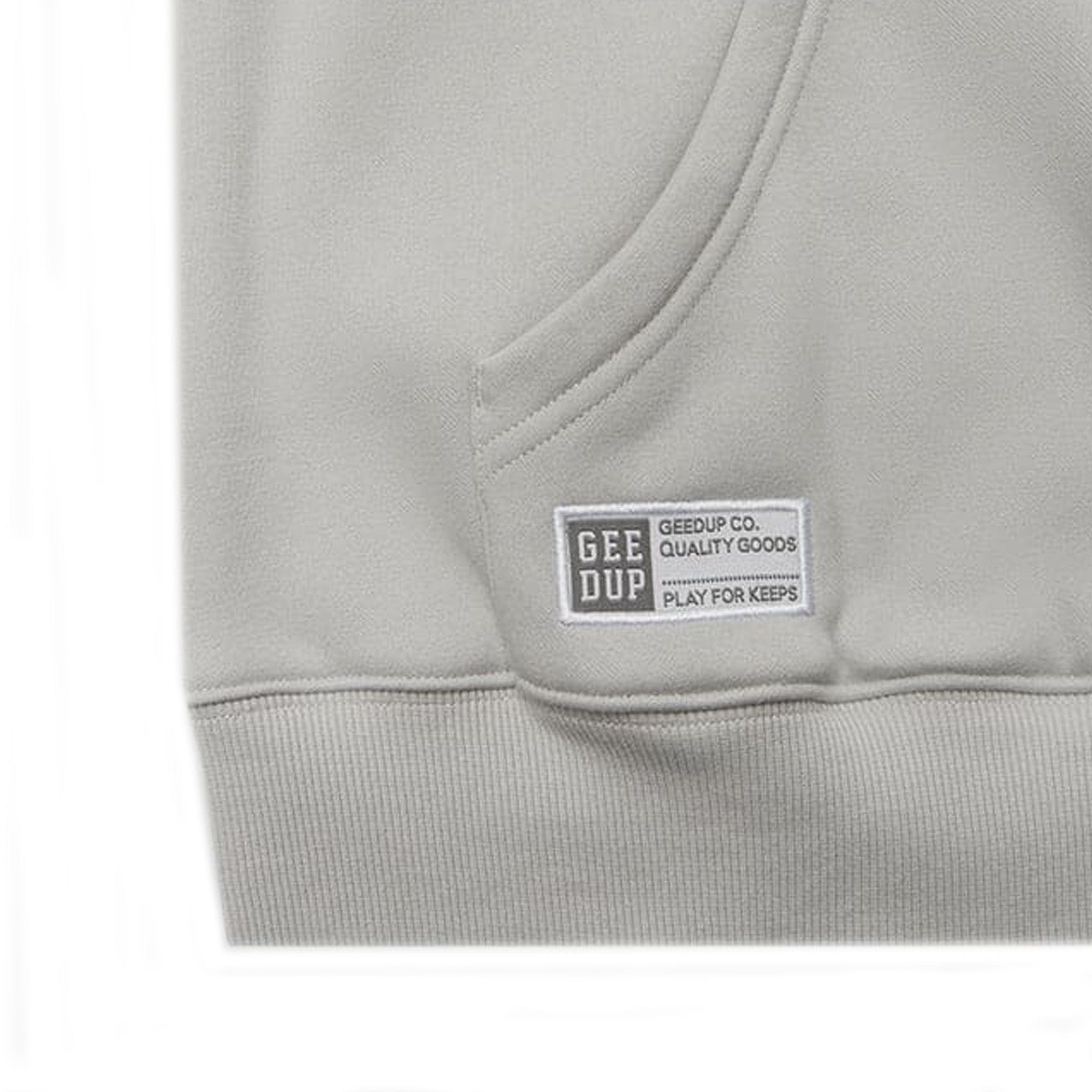Geedup Team Logo Hoodie Grey Monochrome (2024)