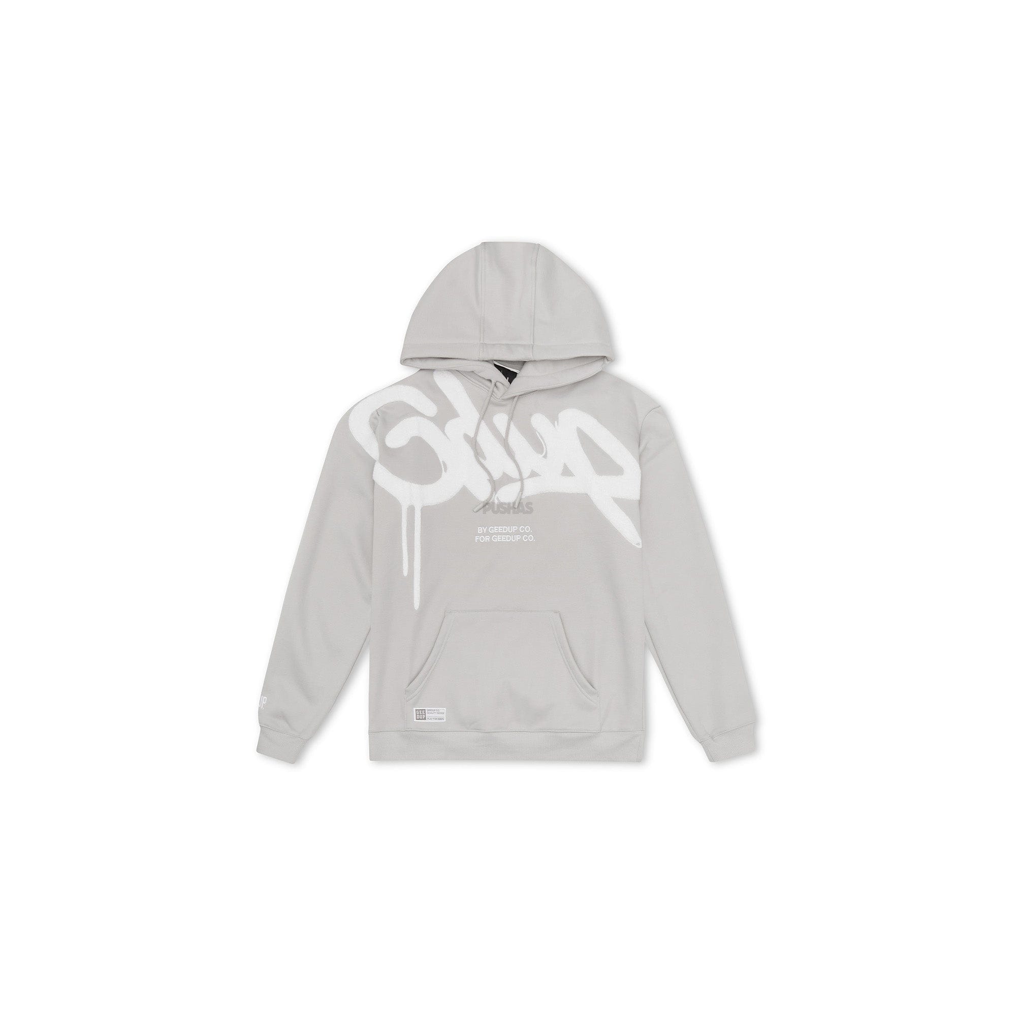 Geedup Handstyle Hoodie Grey White (2022)