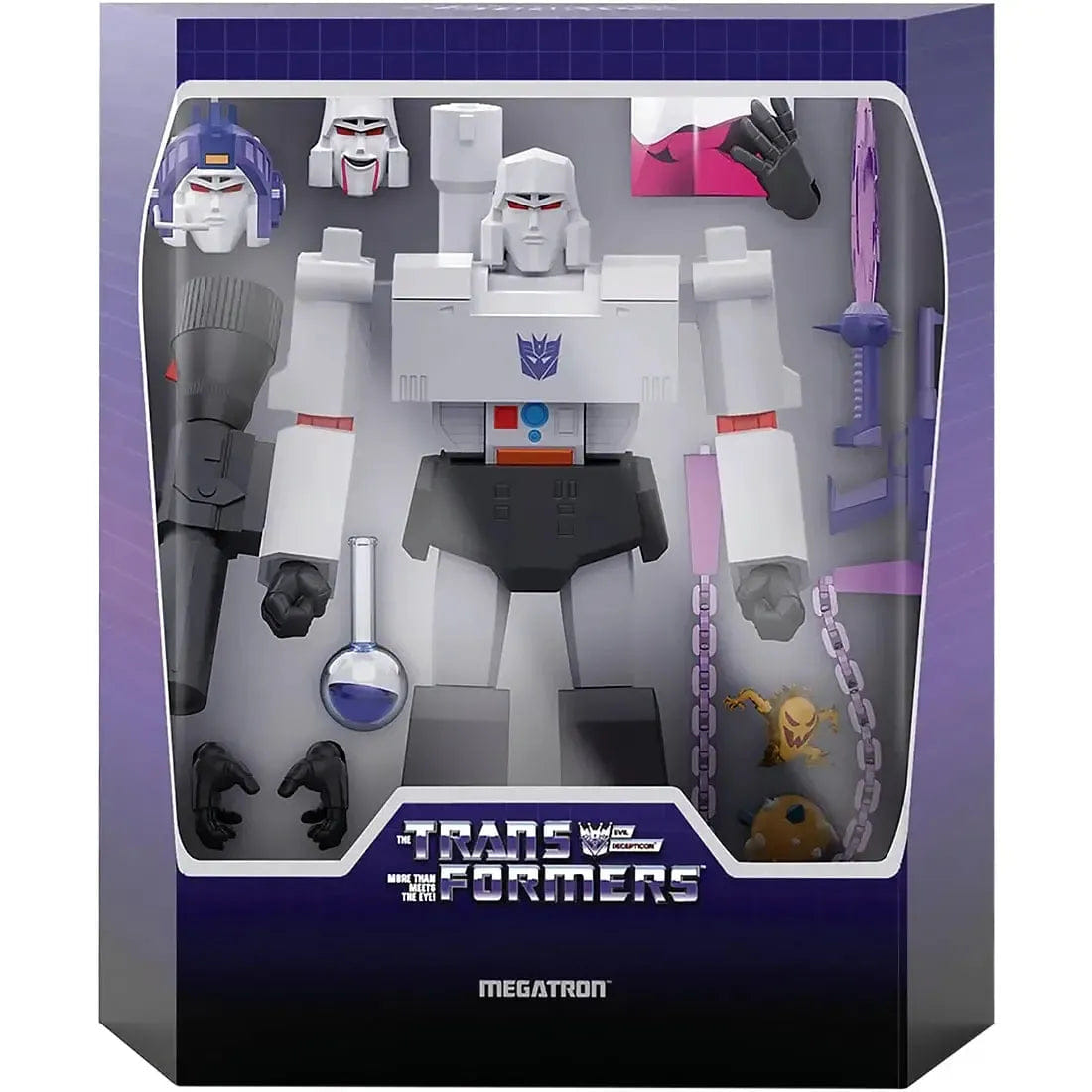Super7 Transformers (1984) - G1 Cartoon Megatron Action Figure (8") - Super7 - ReAct