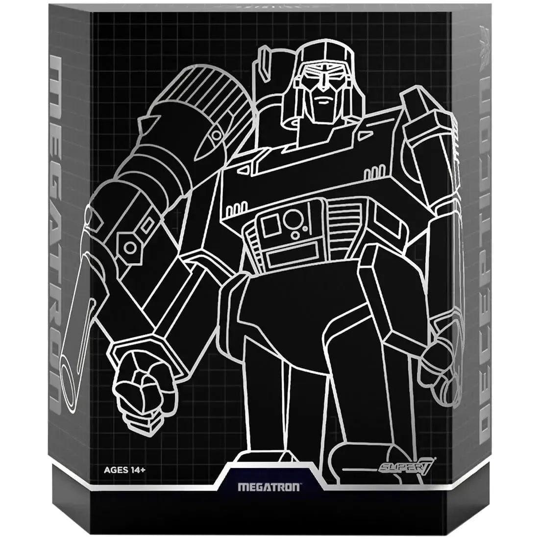 Super7 Transformers (1984) - G1 Cartoon Megatron Action Figure (8") - Super7 - ReAct