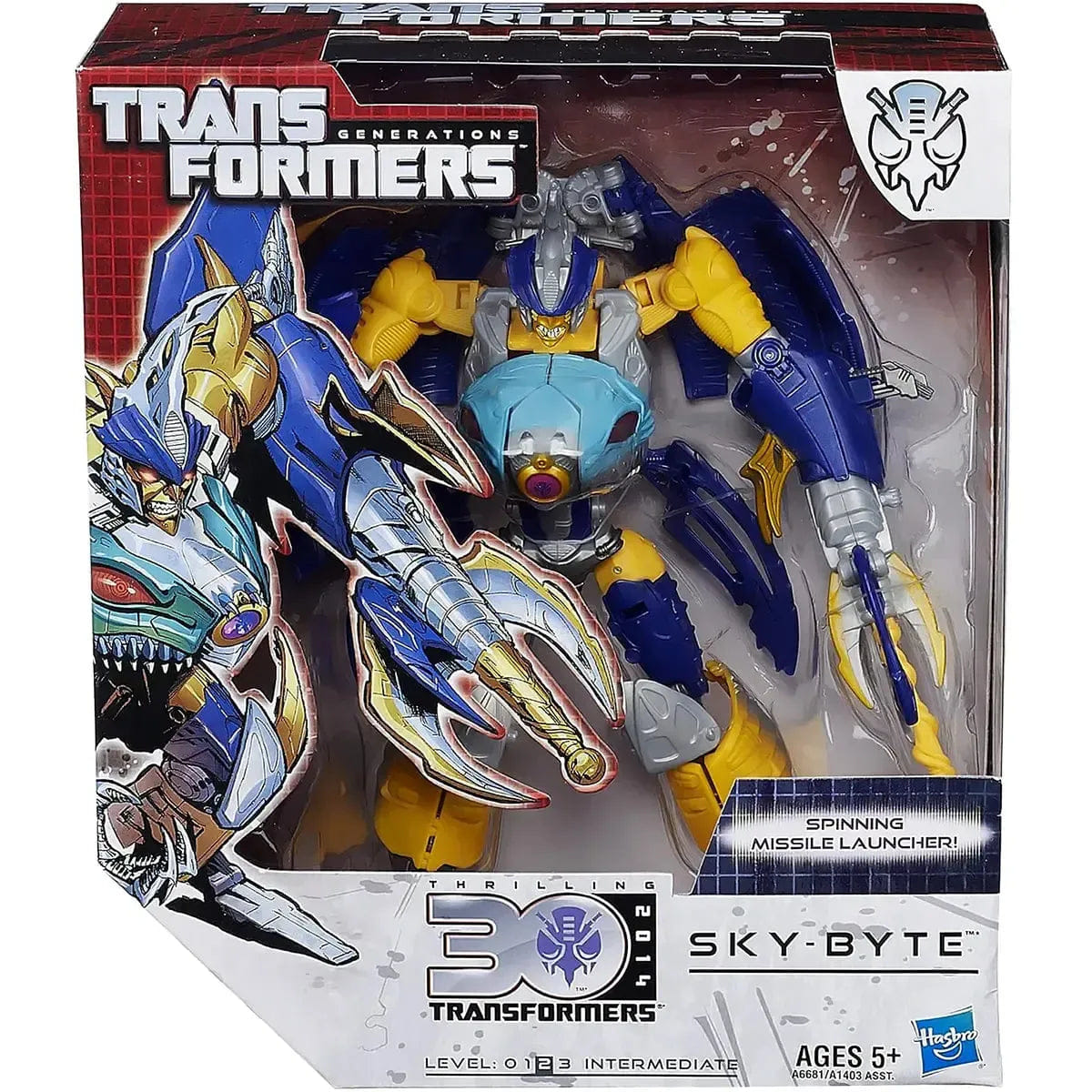Hasbro Transformers: Generations - Sky - Byte Action Figure (8") - Hasbro - 02 Series (#007), Transformers 30th Anniversary Edition