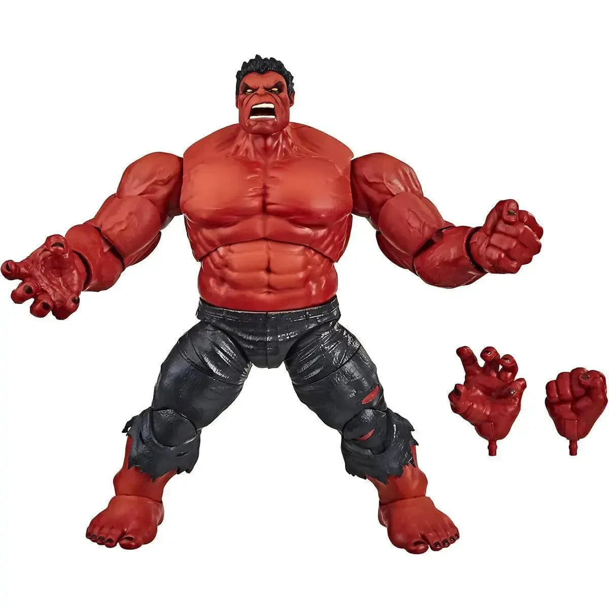 Hasbro Marvel - Deluxe Red Hulk Action Figure (8") - Hasbro - Marvel Legends Series