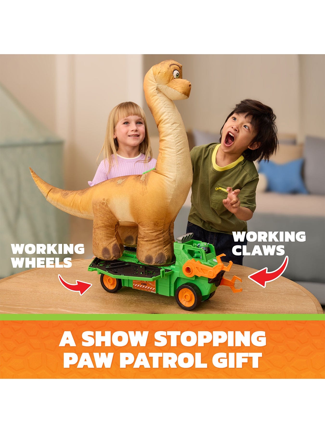Paw Patrol Megasaurus Dino Vehicle Figure