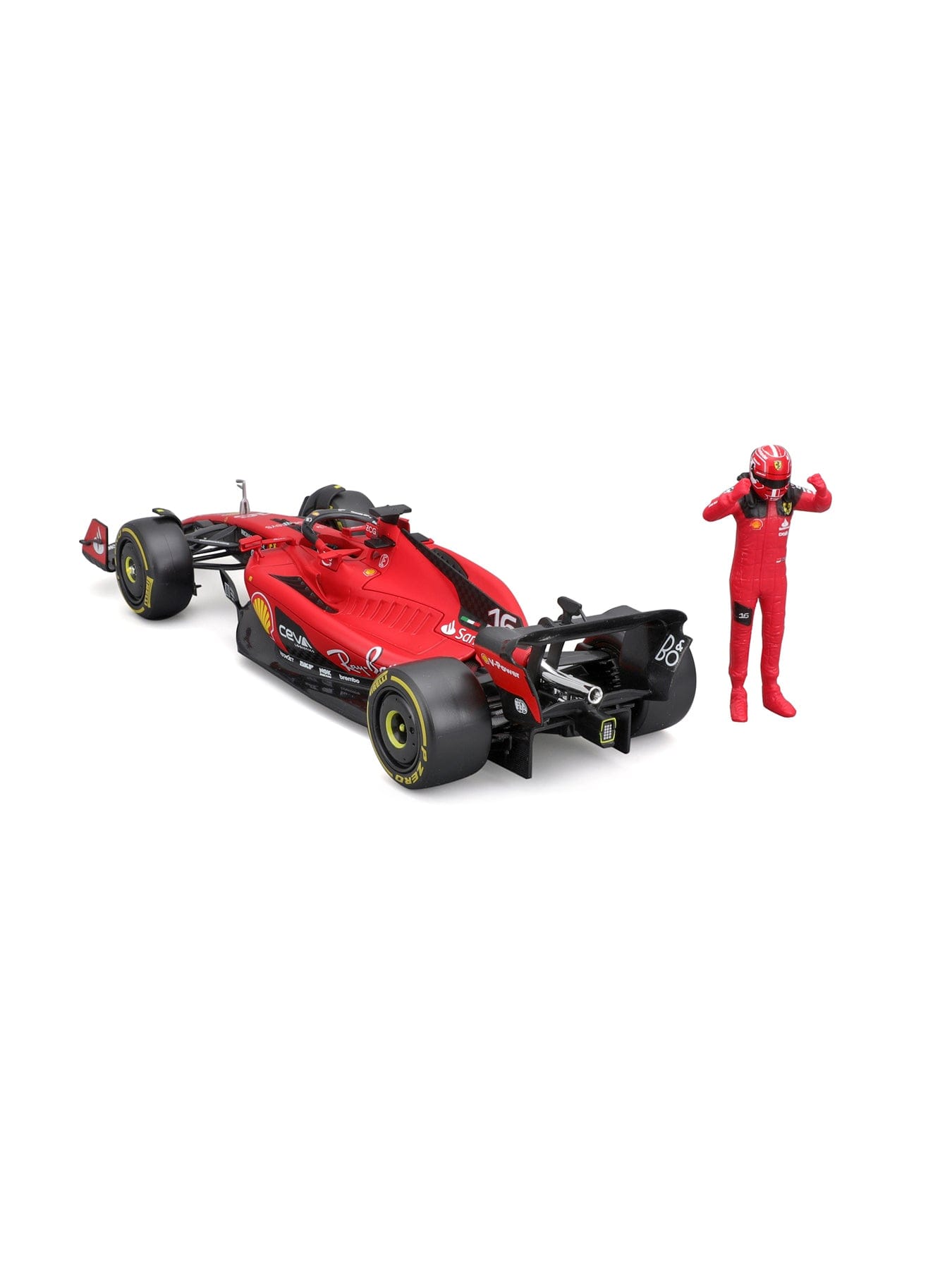 Maisto & Bburago 1:24 F1 Ferrari With Driver Figure Leclerc Model Car