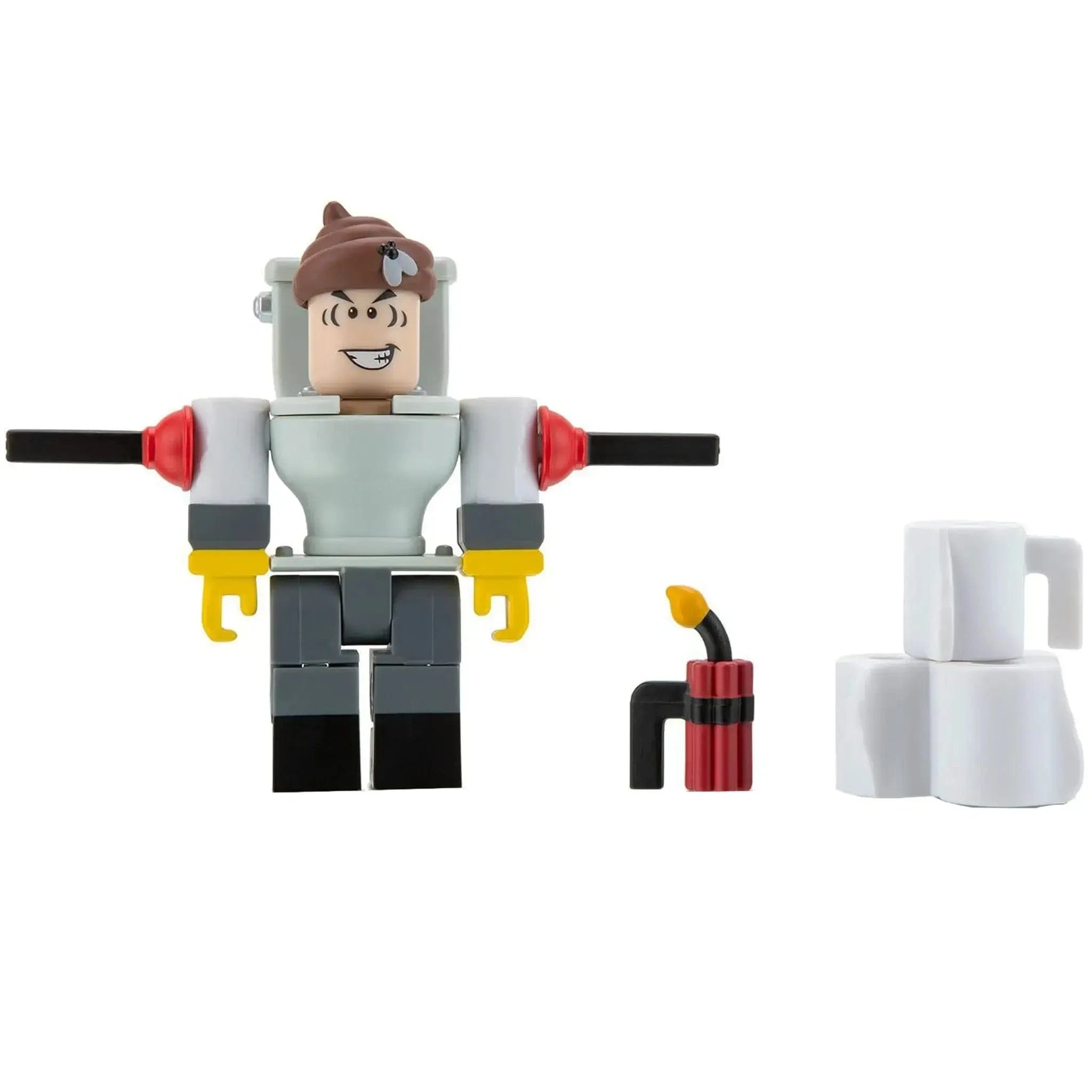 Jazwares Roblox - Mr. Toilet Action Figure with Exclusive Virtual Item - Jazwares