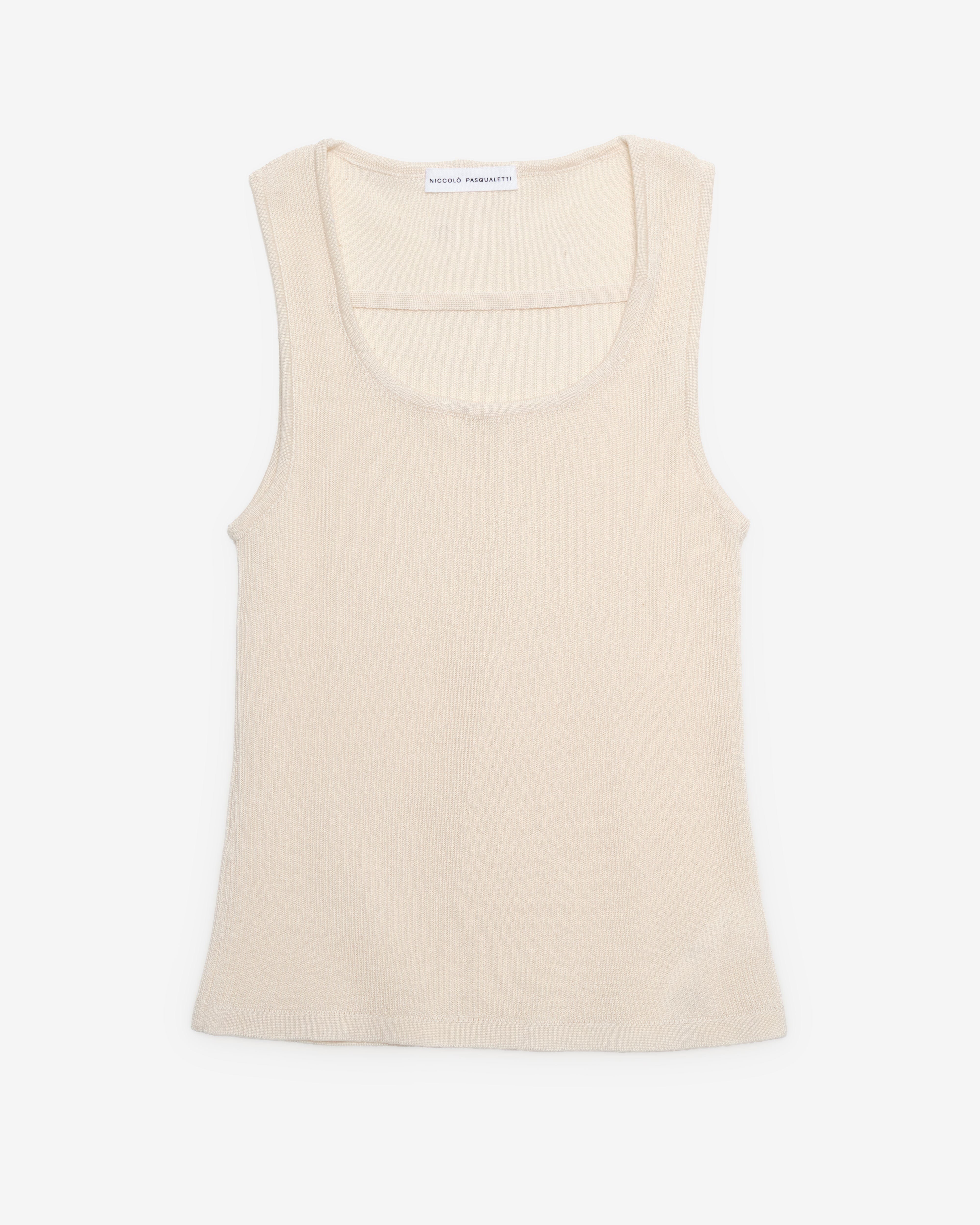 NICCOLO PASQUALETTI - Women's Corda Tank - (Cream)
