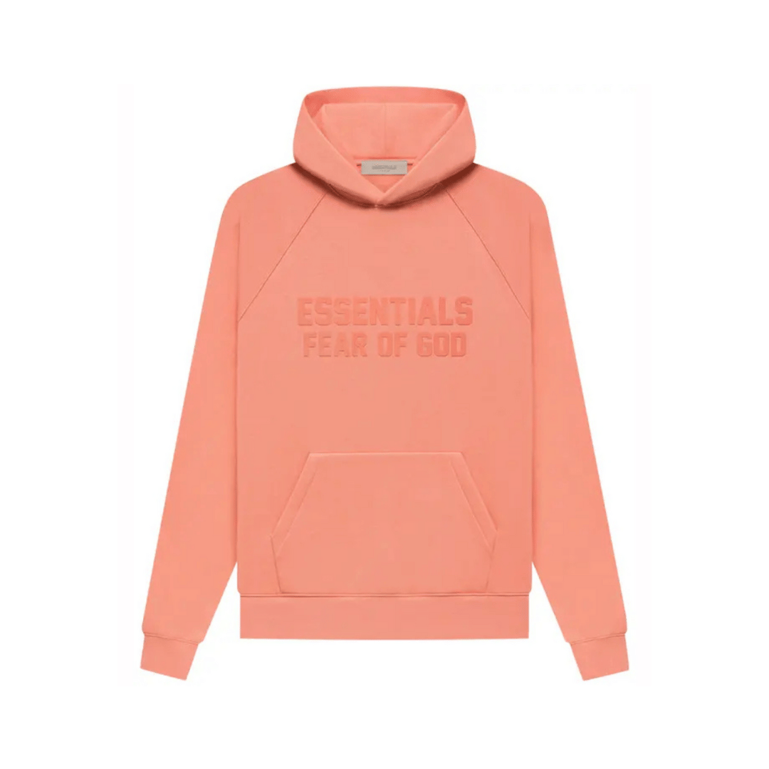 FOG Essentials Fear of God Essentials Hoodie SS23 Coral