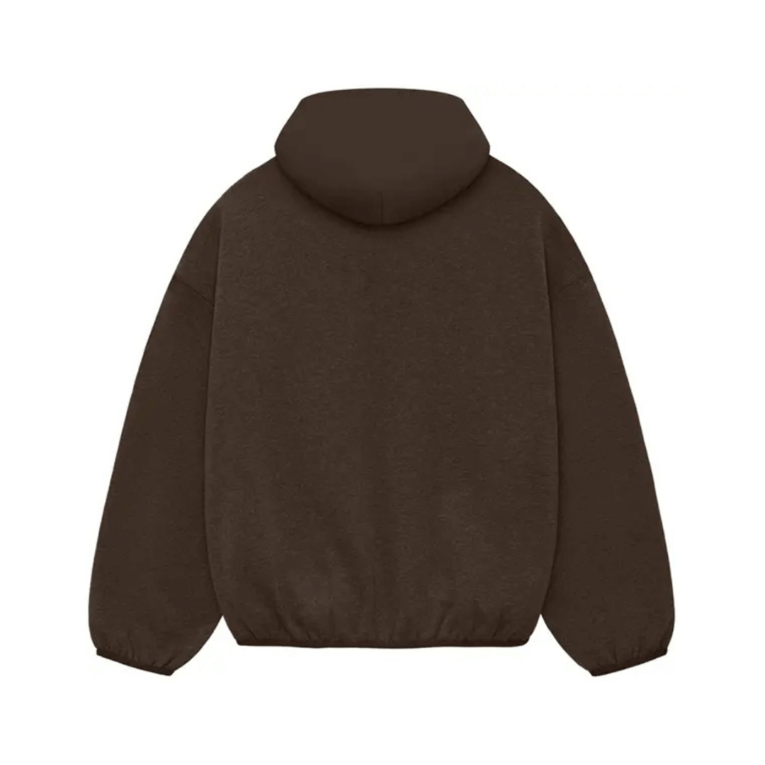 FOG Essentials Fear of God Essentials Nylon Fleece Hoodie SS24 Heather Wood