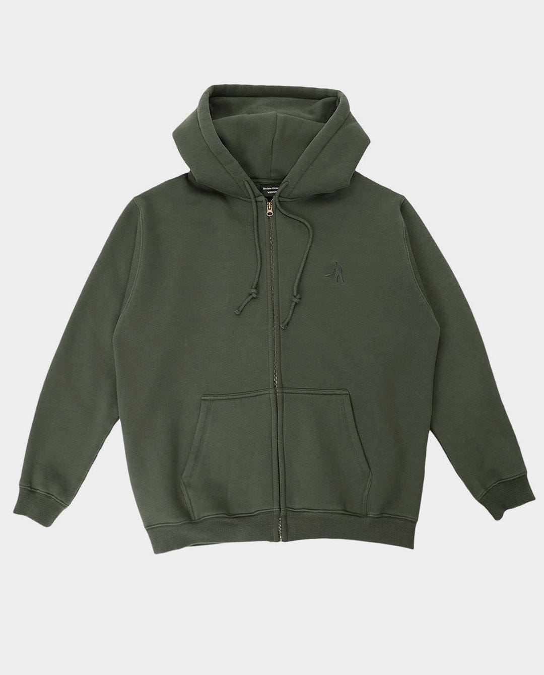 Passport - Solid Workers Zip - Hood - Dark Elm