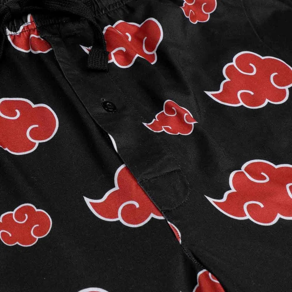Bioworld Naruto - Akatsuki Cloud Pajama Pants (All Over Print) - Bioworld