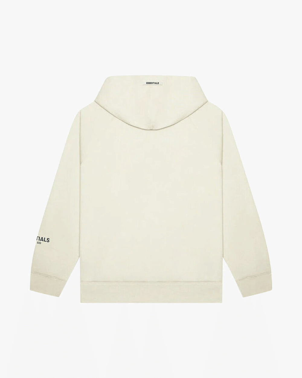 FOG ESSENTIALS SS20 SILICON APPLIQUE LOGO CREAM HOODIE