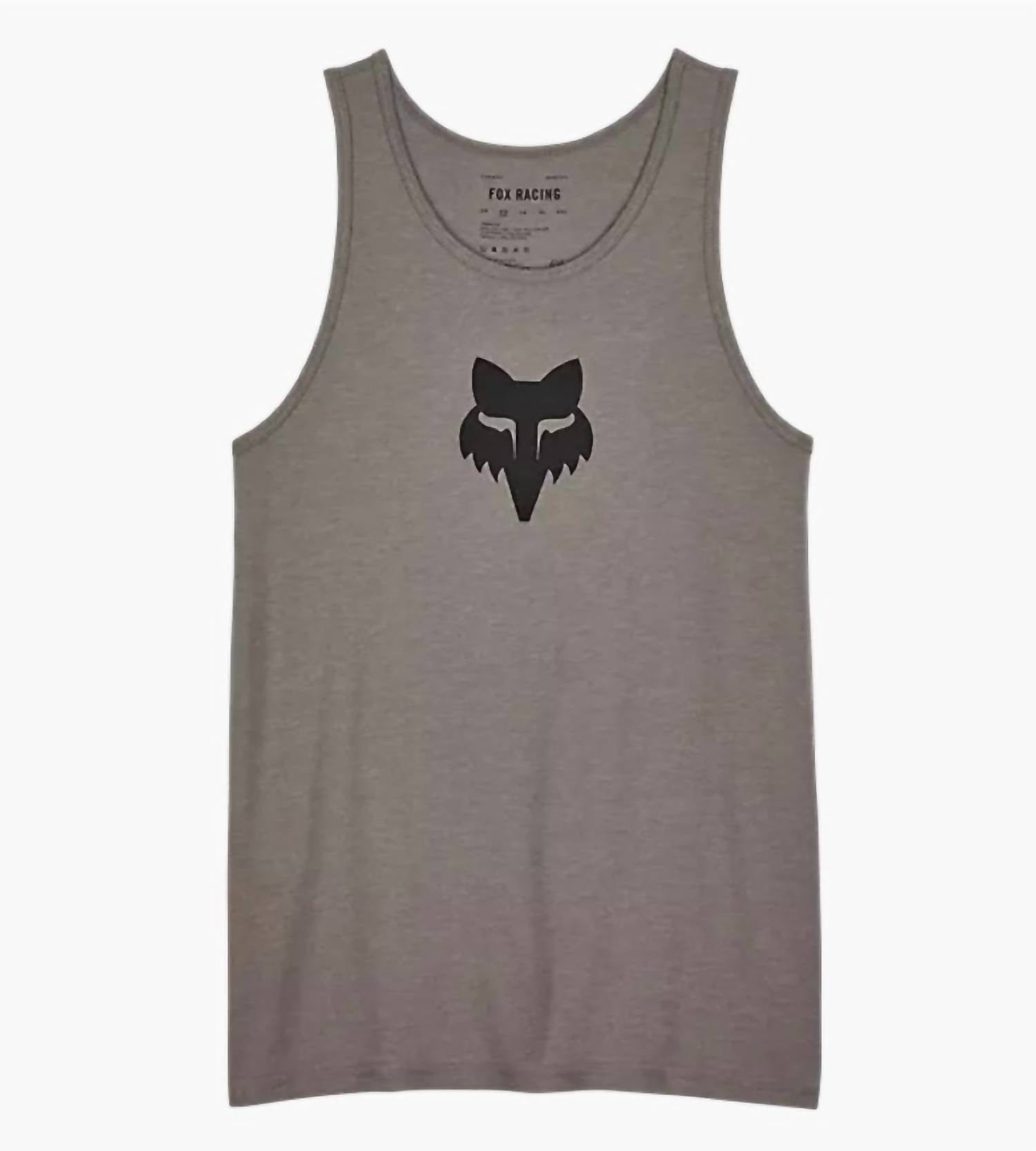 Heather Men's Fox Head Premium Tank In Heather Graphite Grey