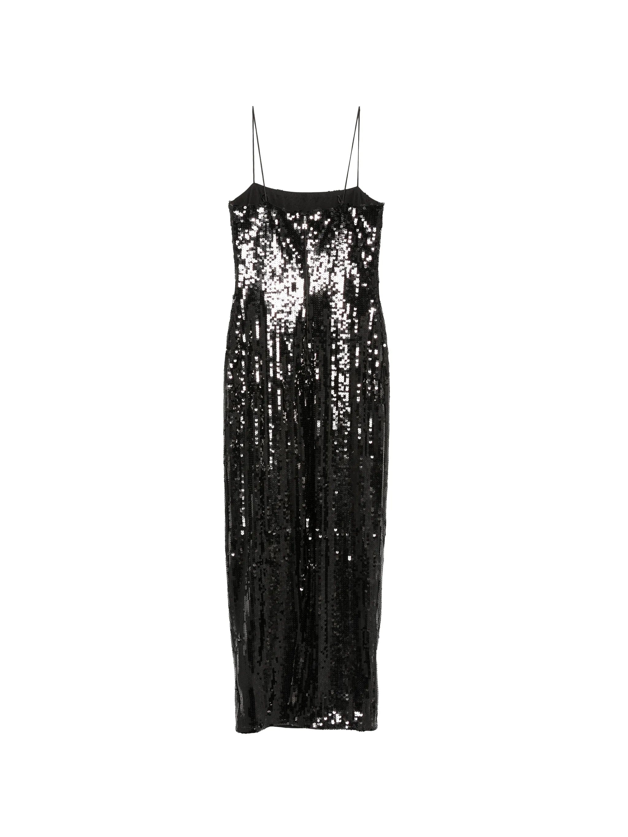 Rotate Birger Christensen square - neck sequin - embellished midi dress