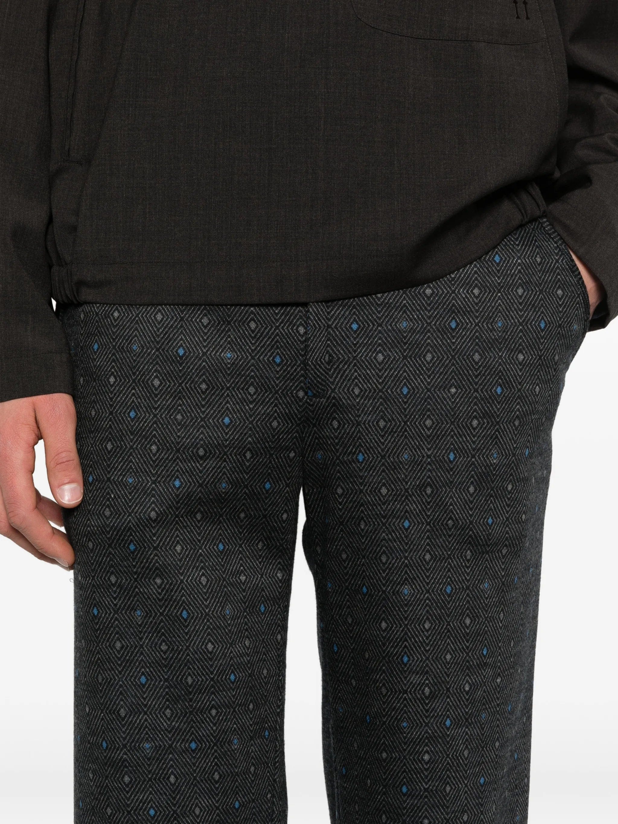 Kiko Kostadinov sargo patterned trousers