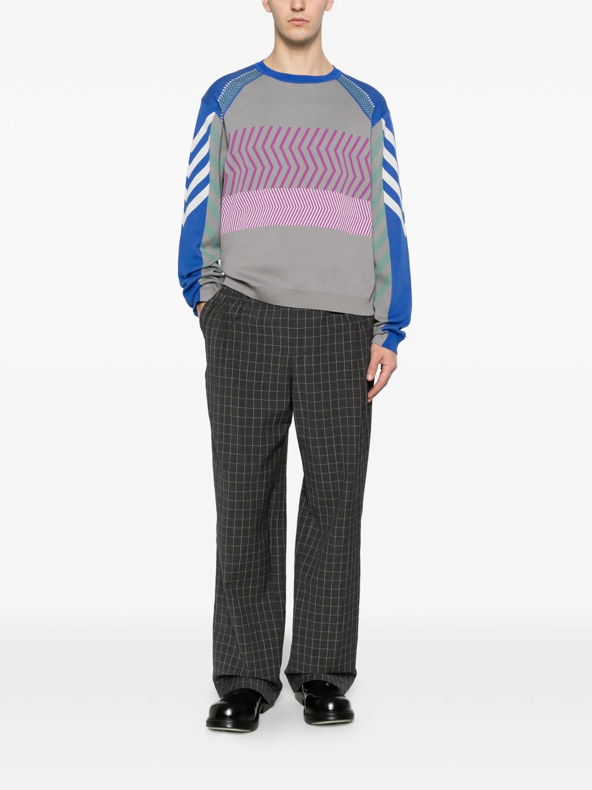 Kiko Kostadinov Gizi panelled sweater