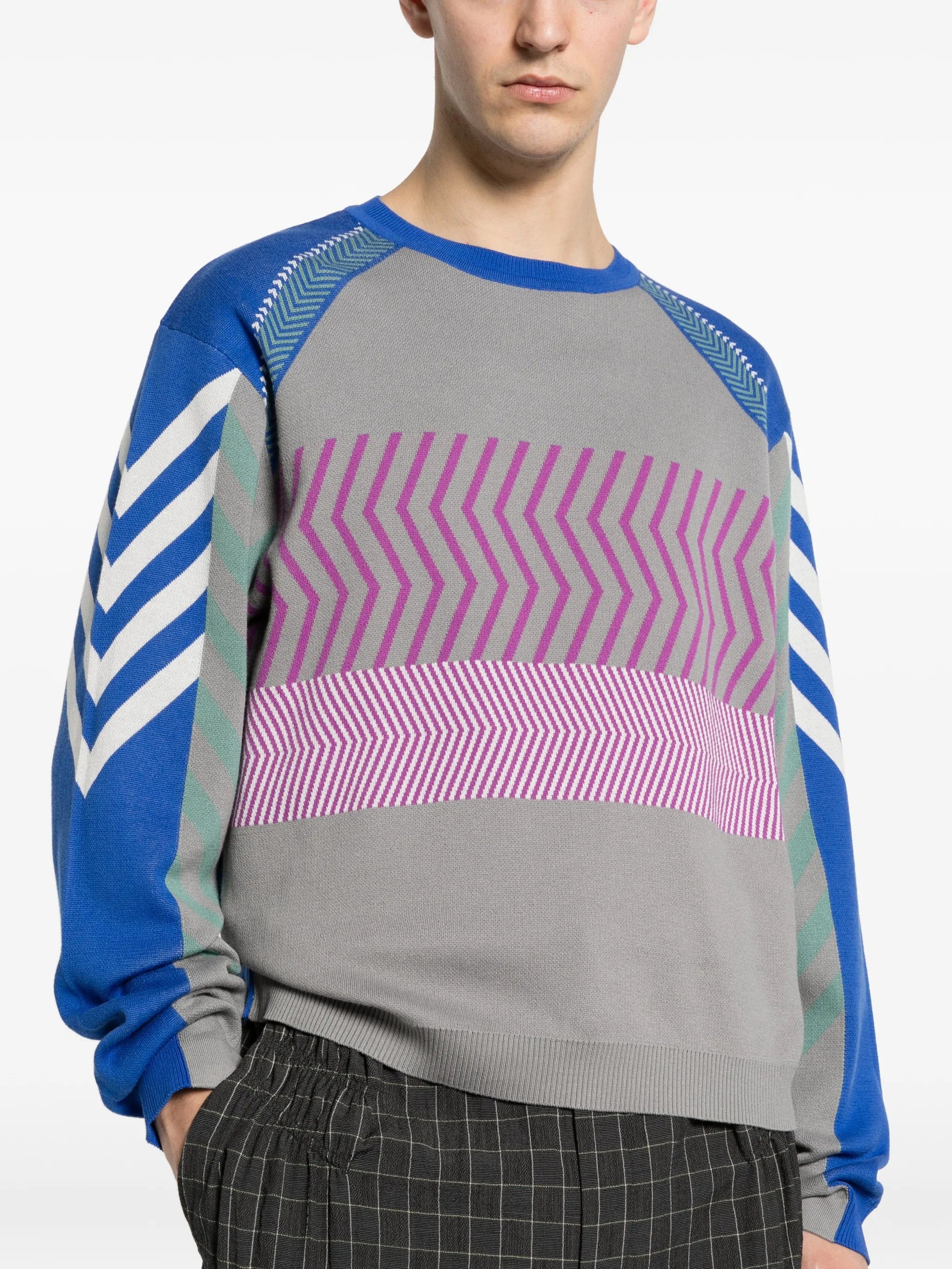 Kiko Kostadinov Gizi panelled sweater