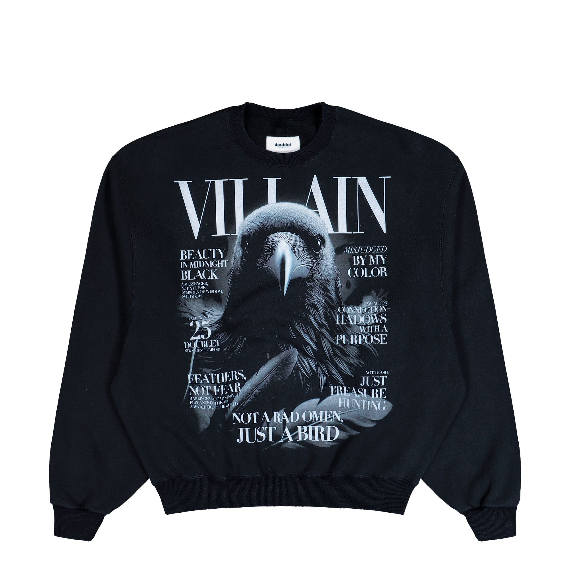 Doublet Villain Cover Print Sweatshirt