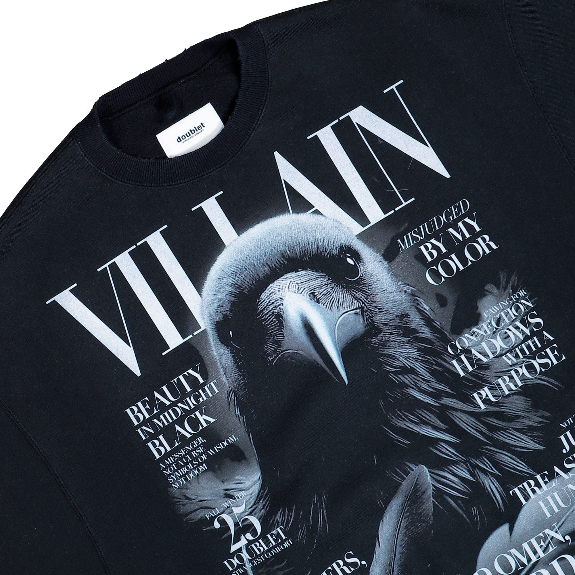 Doublet Villain Cover Print Sweatshirt