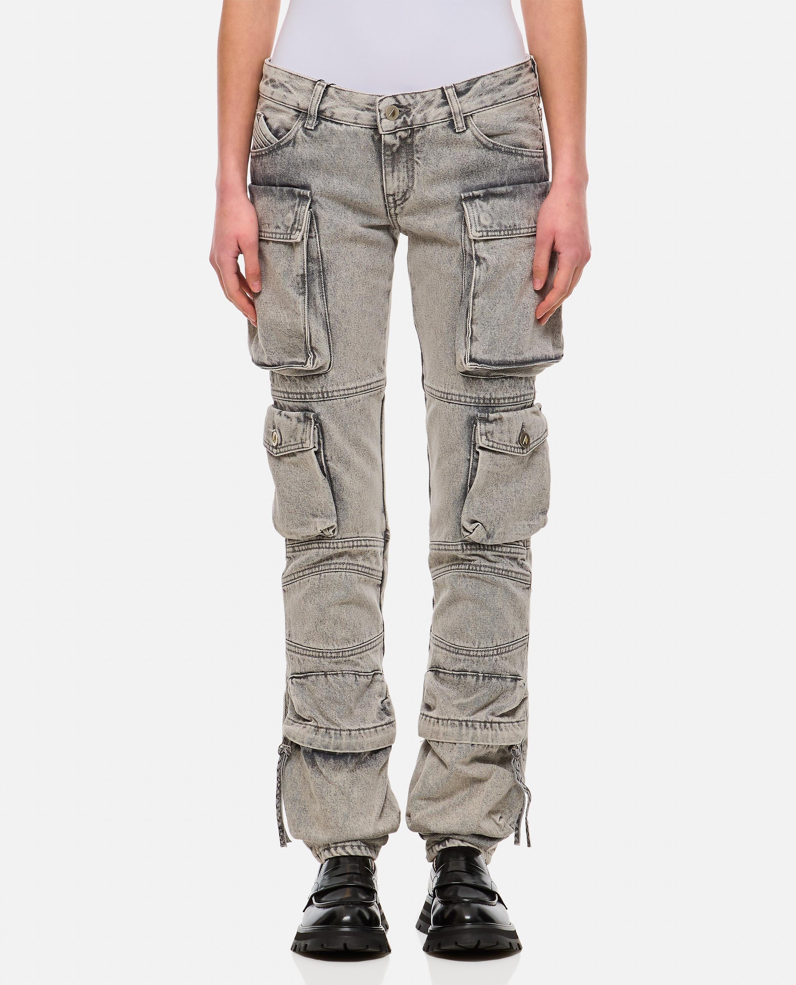 The Attico ESSIE PANTALONI DENIM CARGO