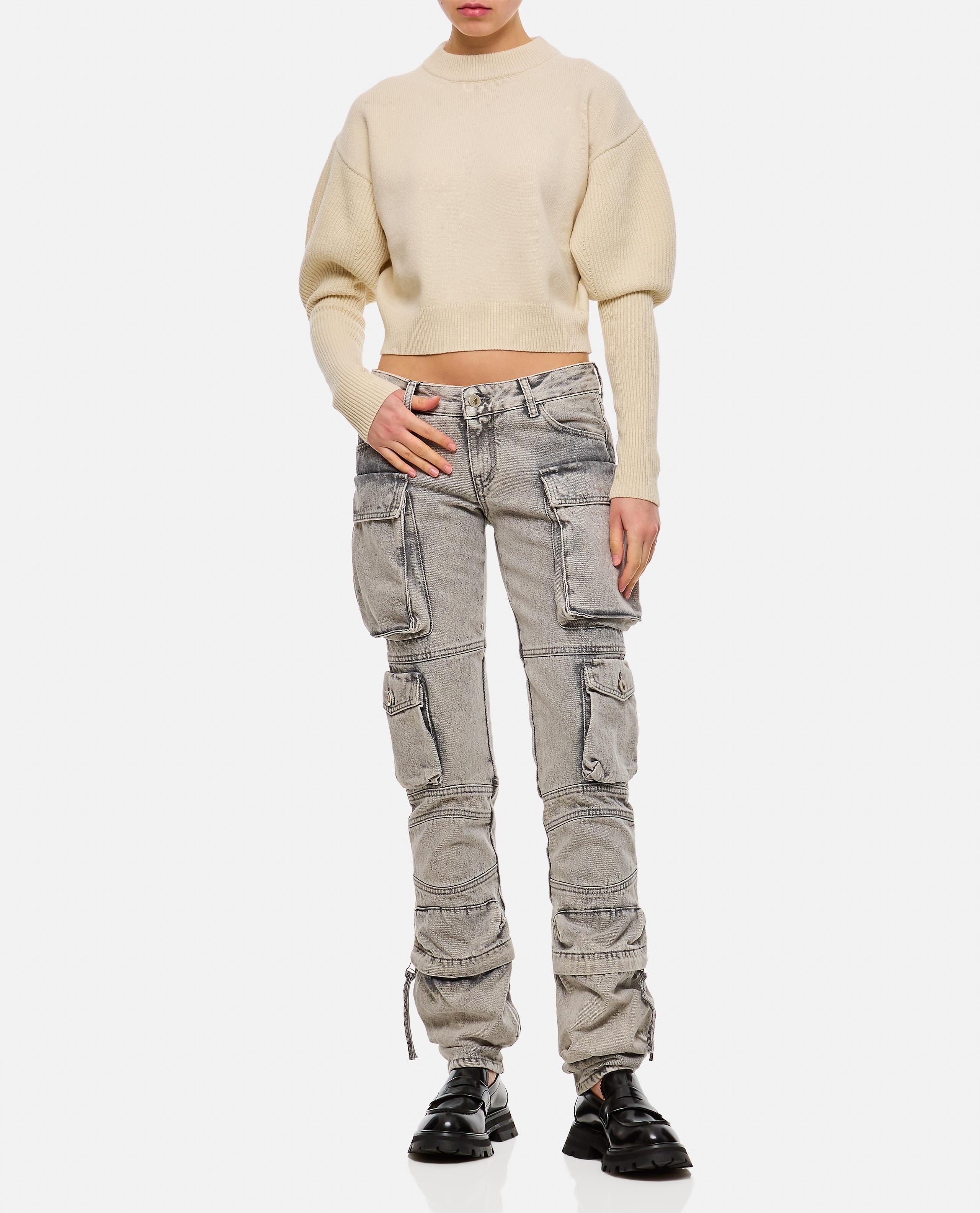 The Attico ESSIE PANTALONI DENIM CARGO