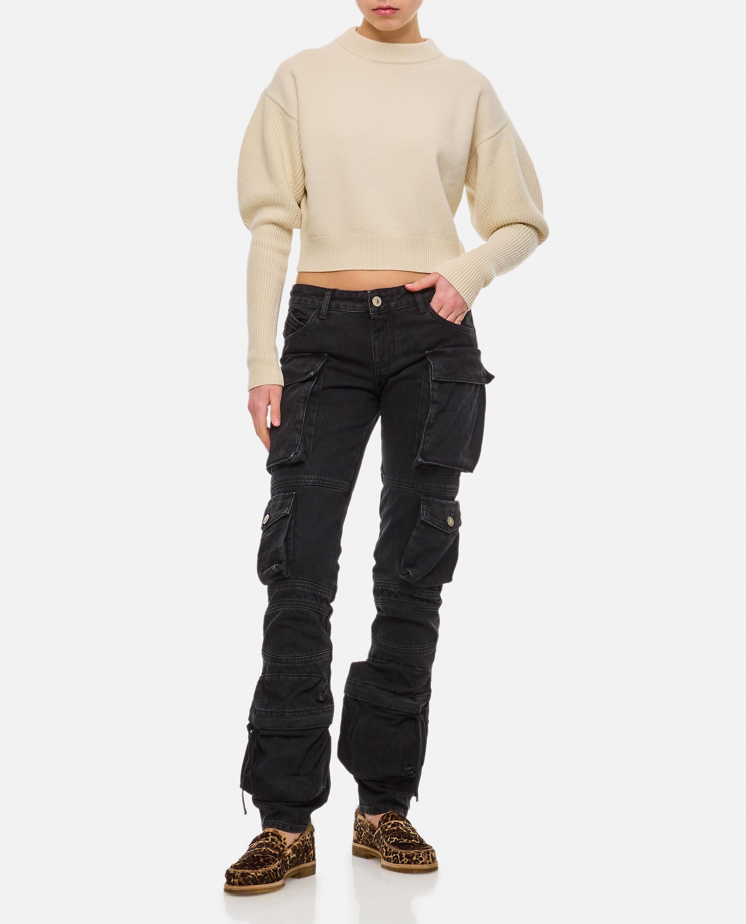 The Attico ESSIE PANTALONI CARGO DENIM