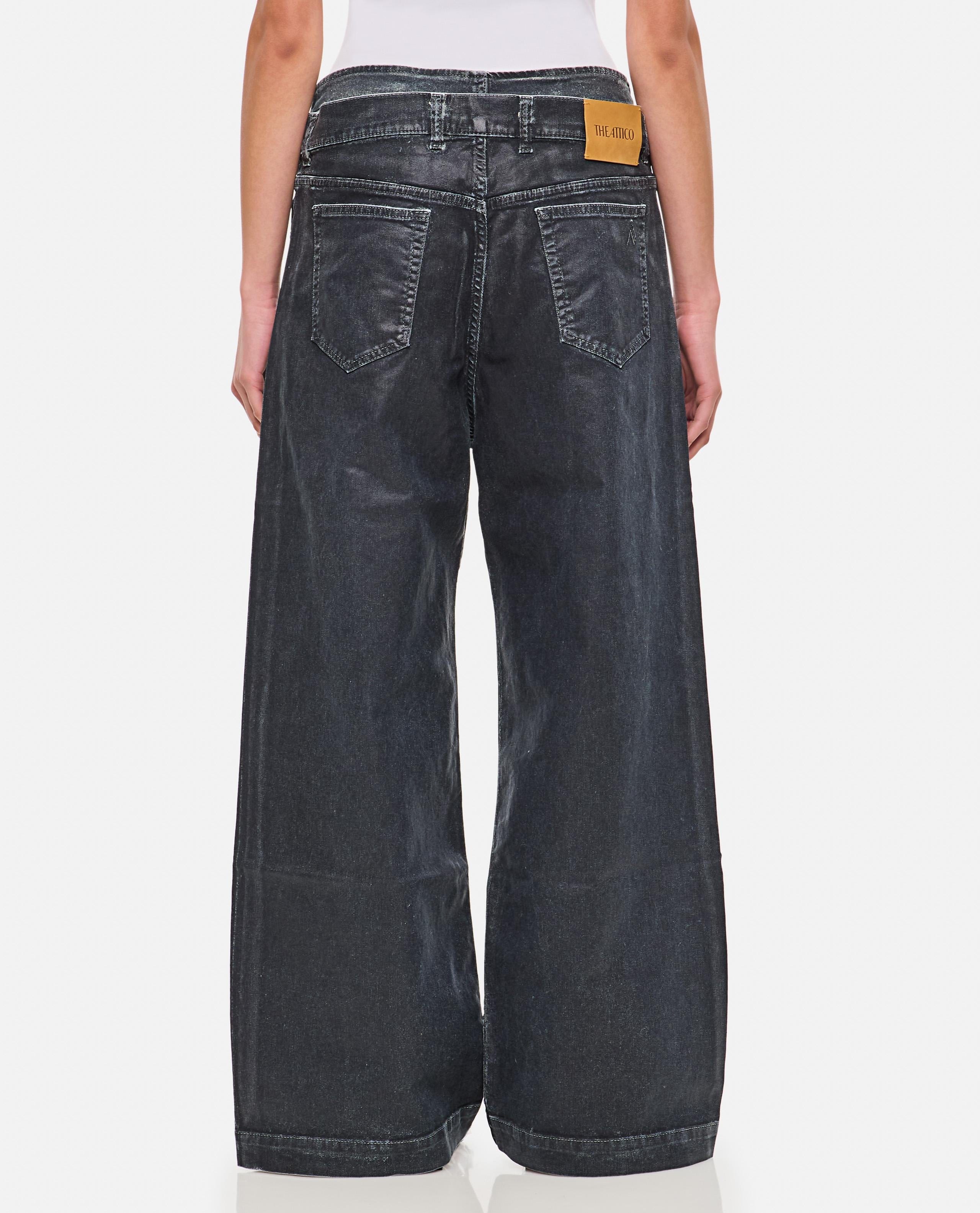 The Attico PANTALONE LUNGO IN TELA SPALMATA MAT