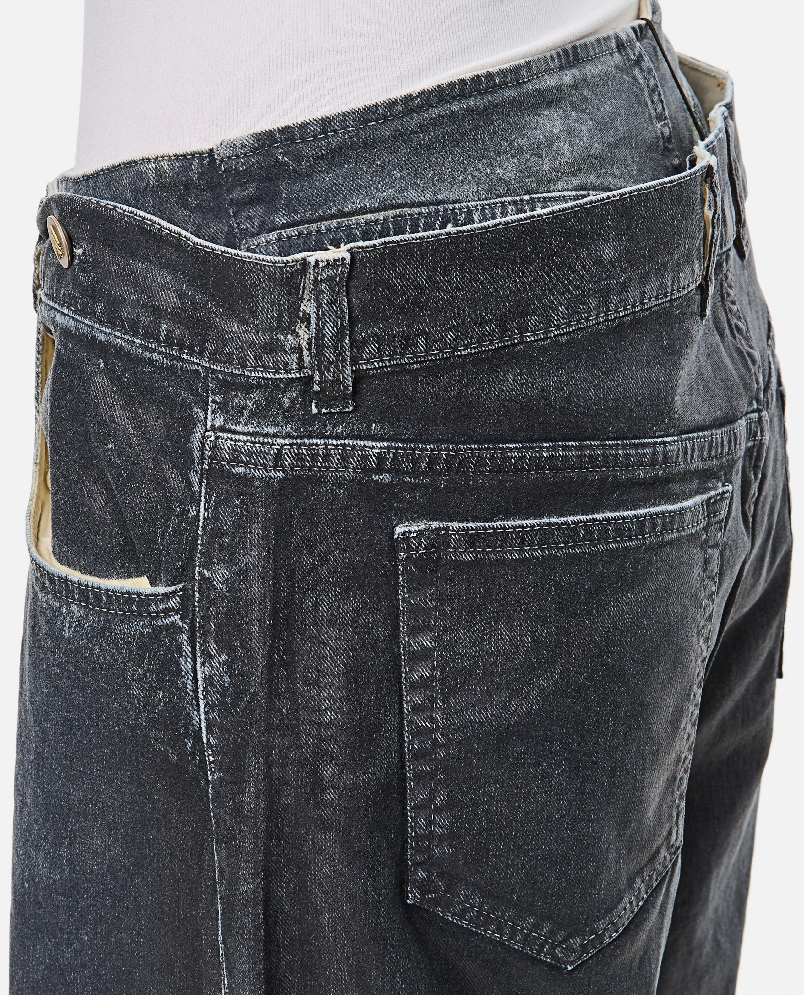 The Attico PANTALONE LUNGO IN TELA SPALMATA MAT