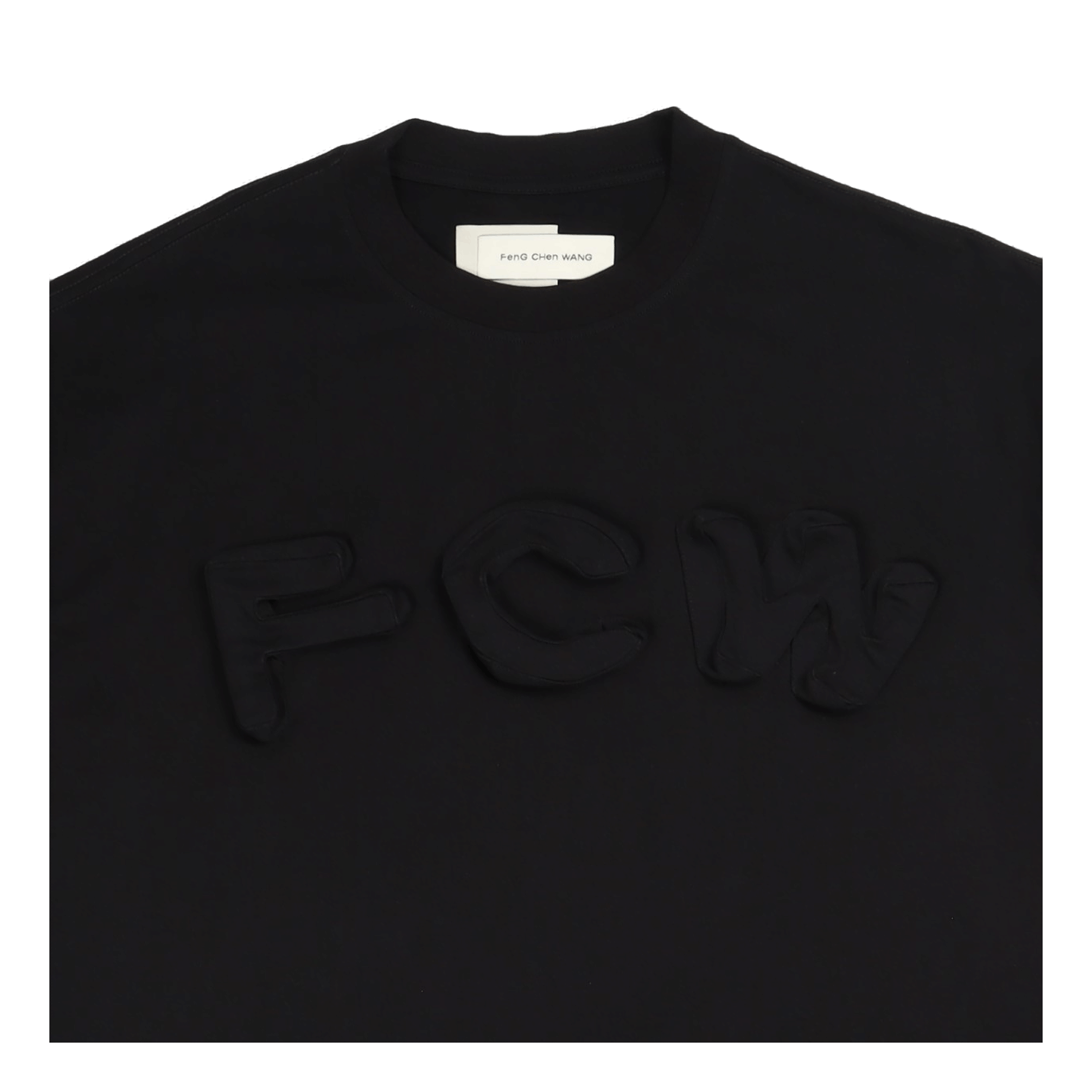 Feng Chen Wang 2in1 3d Logo T - shirt Black