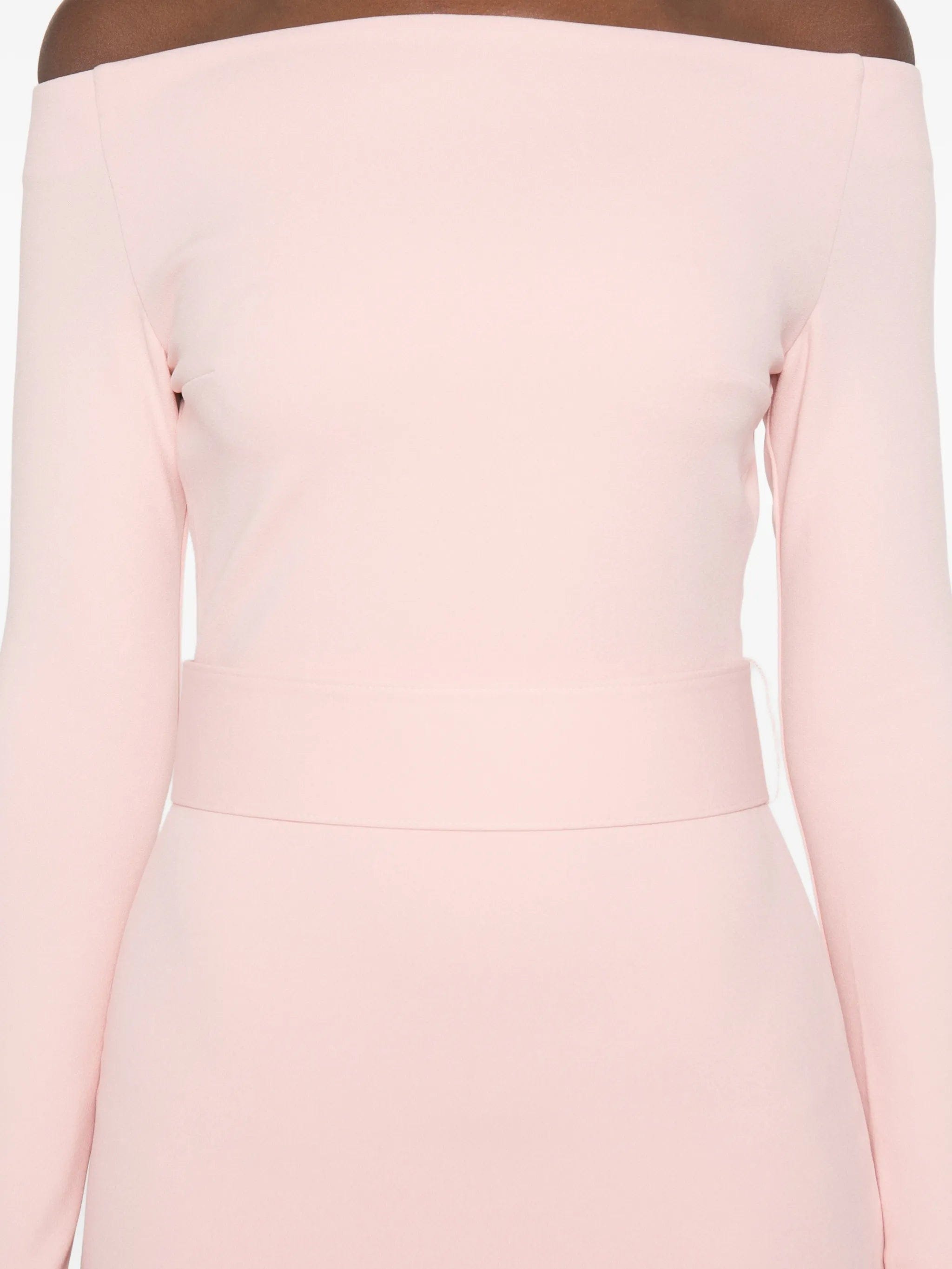 Solace London Sabina off - the - shoulder maxi dress