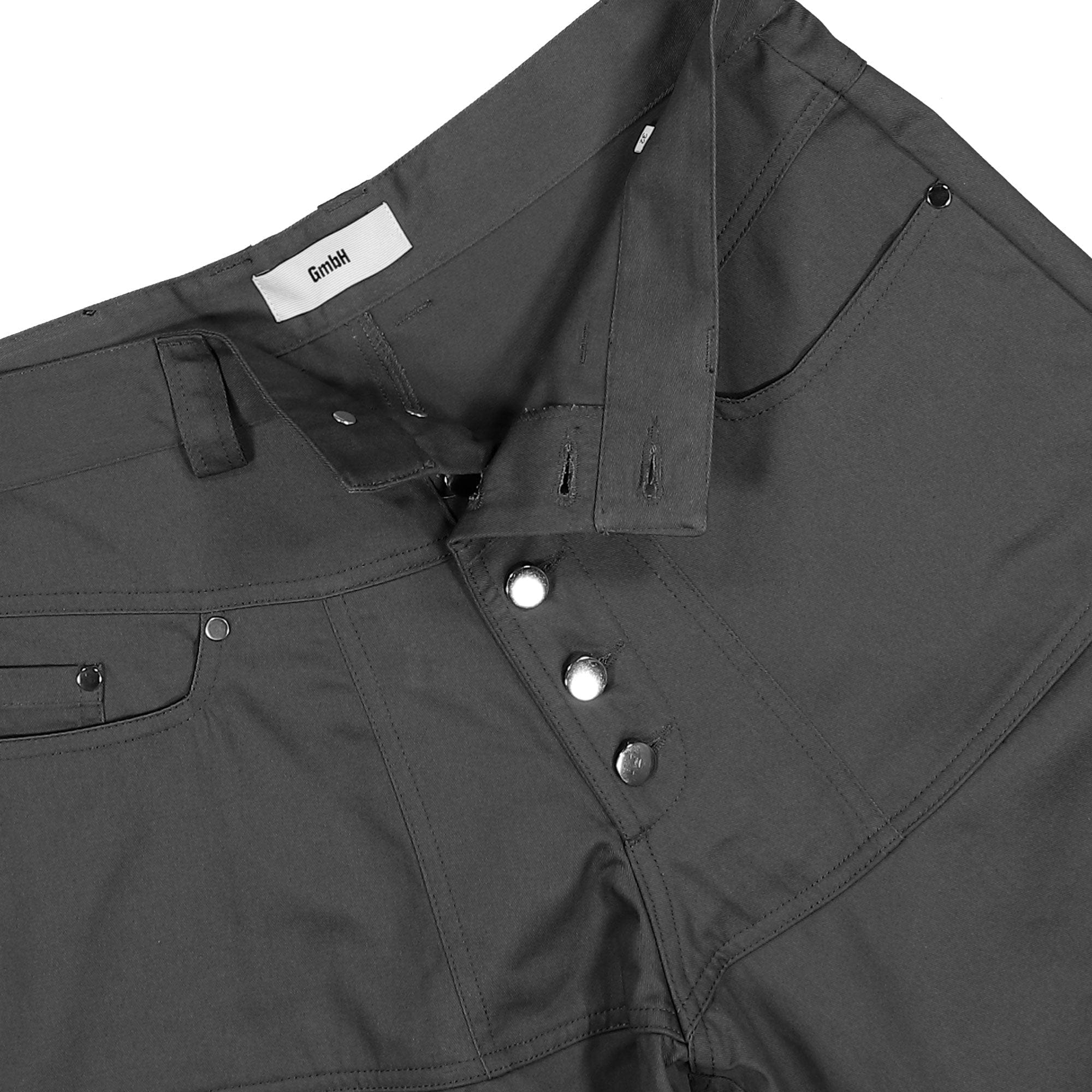 Gmbh Loose Fit Trousers W Exposed Buttons