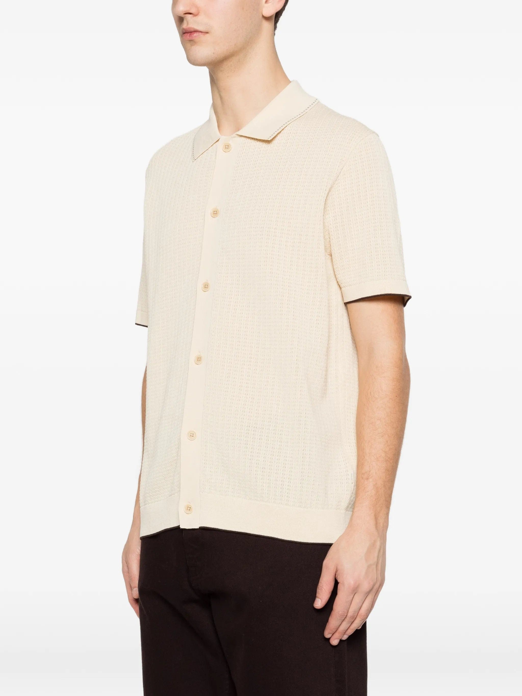 NN07 Nalo buttoned polo shirt
