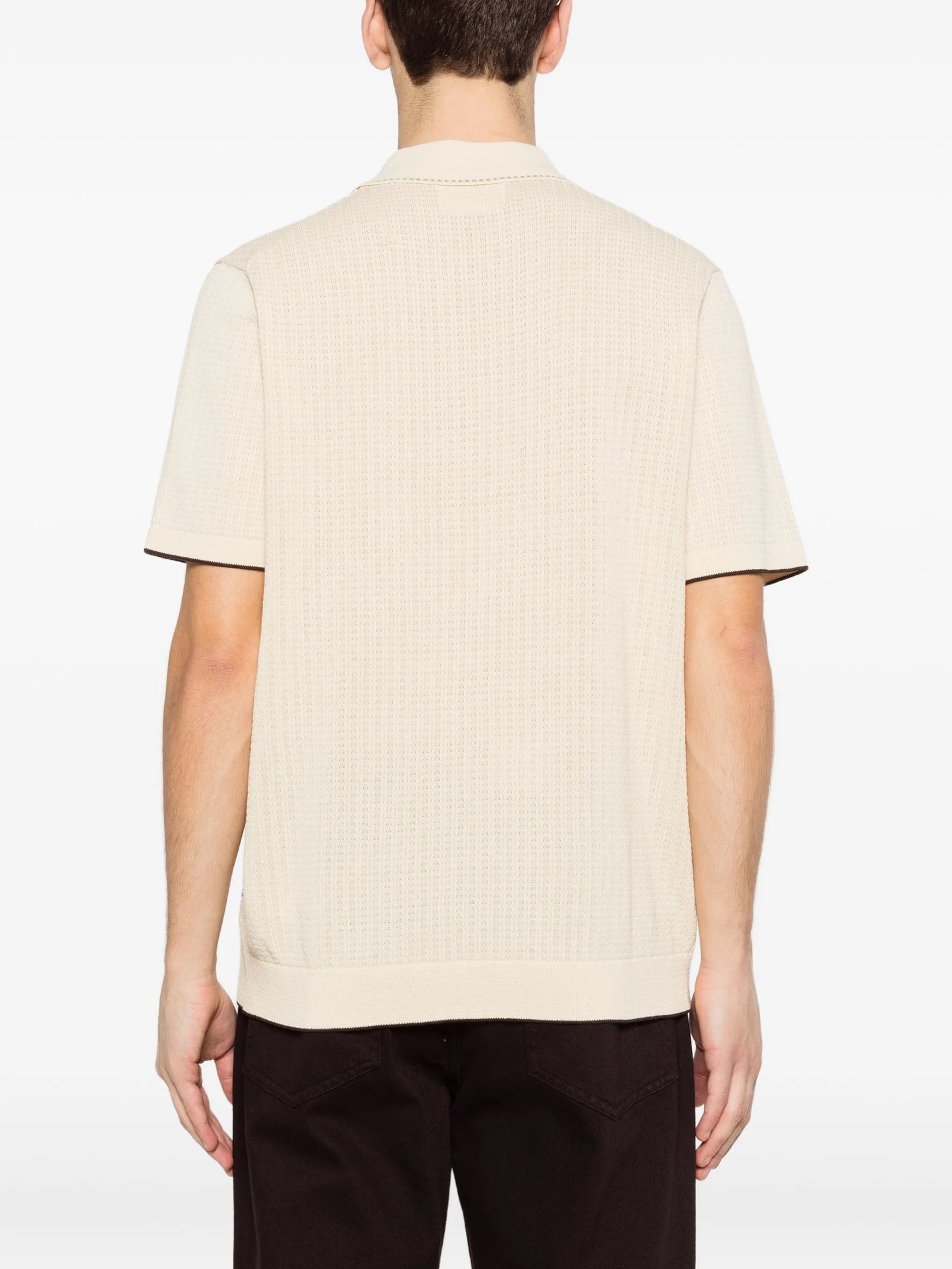 NN07 Nalo buttoned polo shirt