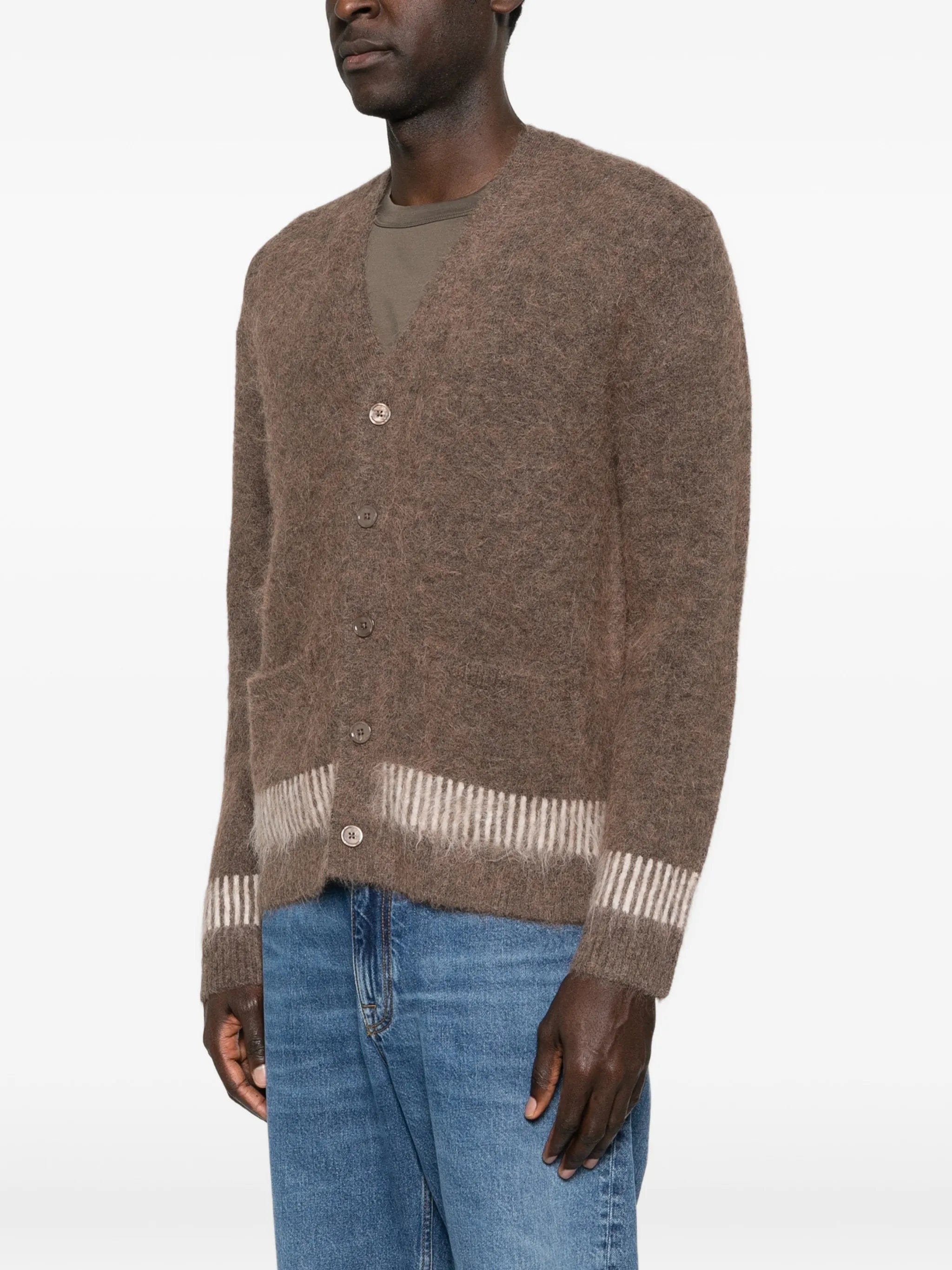 NN07 Russell 60012 V - neck cardigan