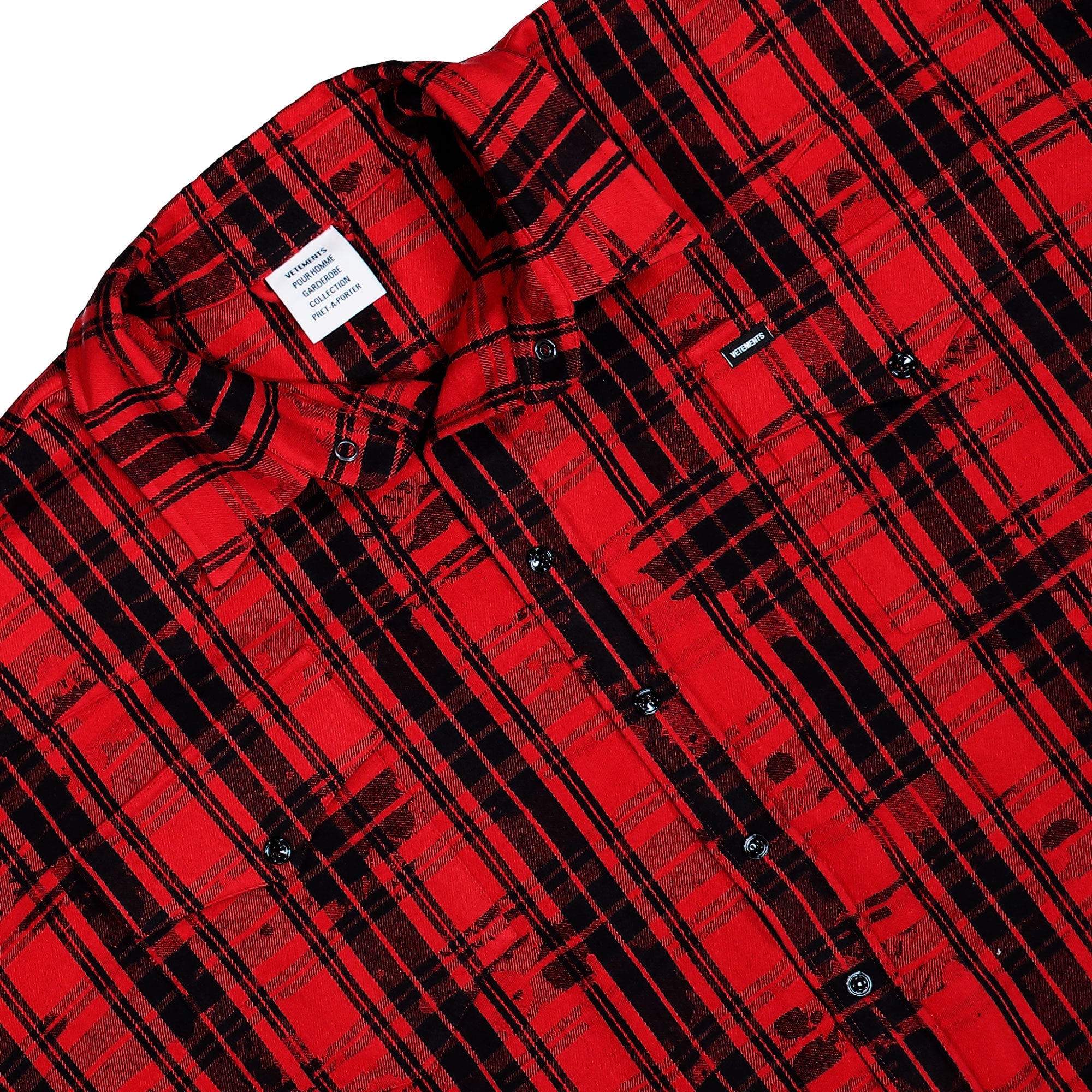 Vetements Cowboy Flannel Shirt