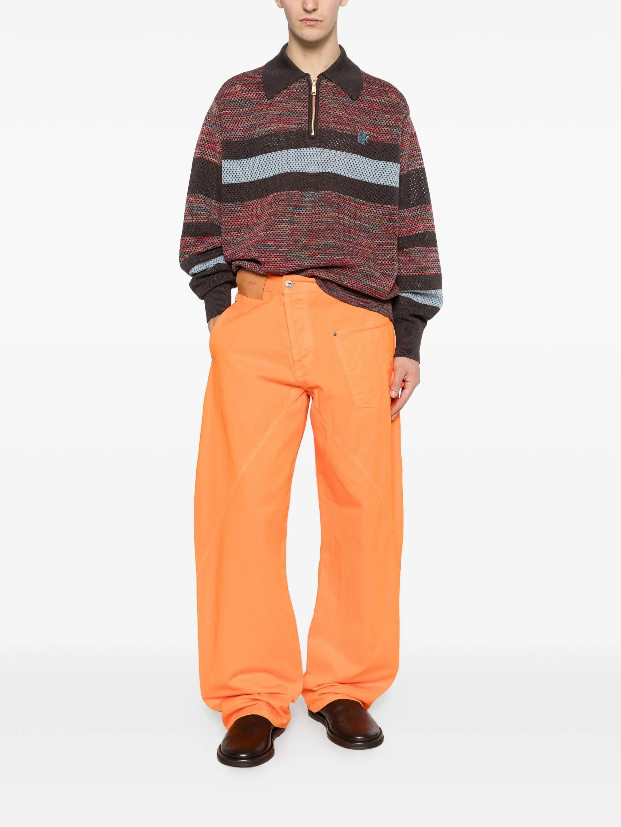 JW Anderson logo - patch jeans