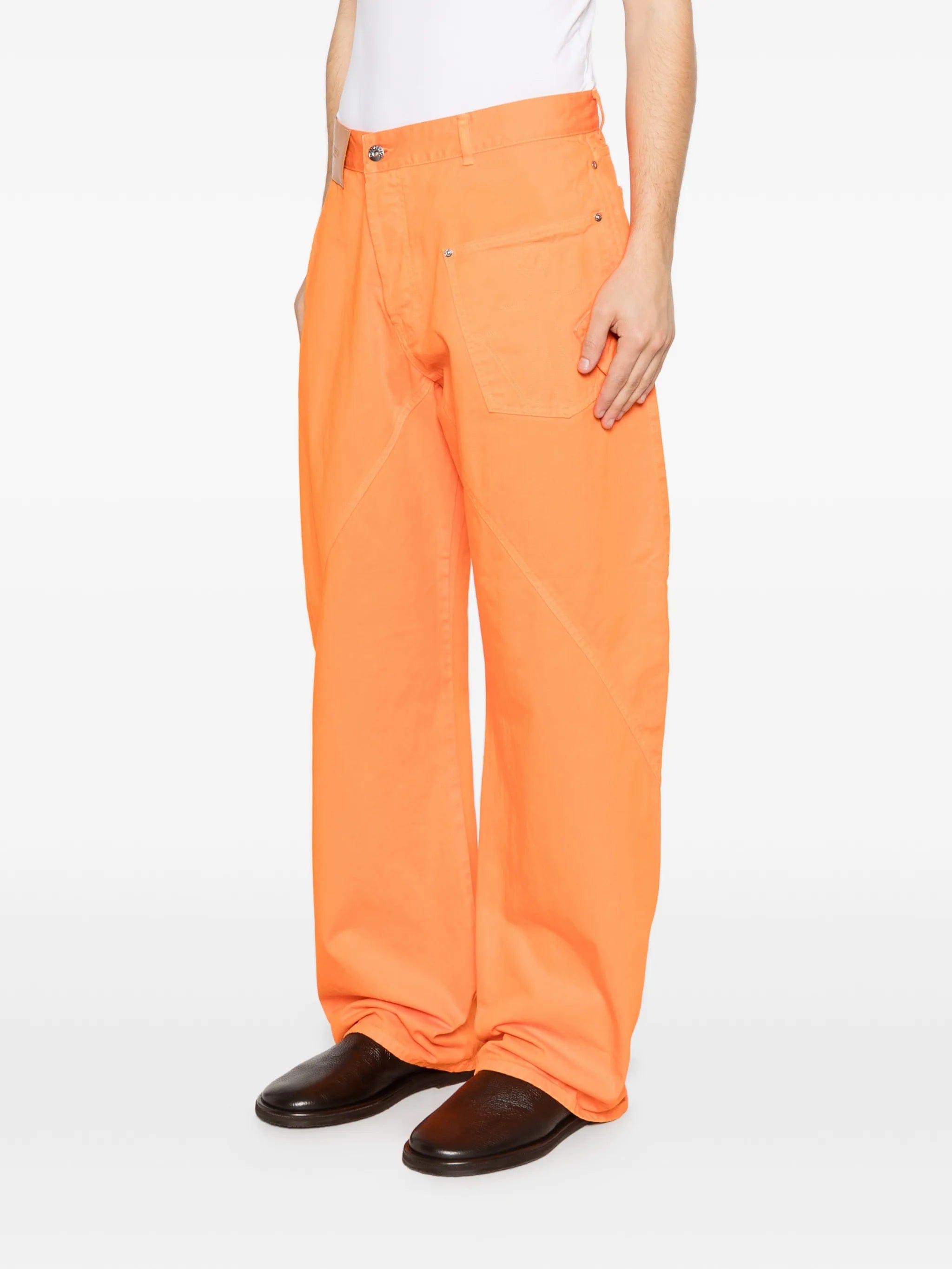 JW Anderson logo - patch jeans