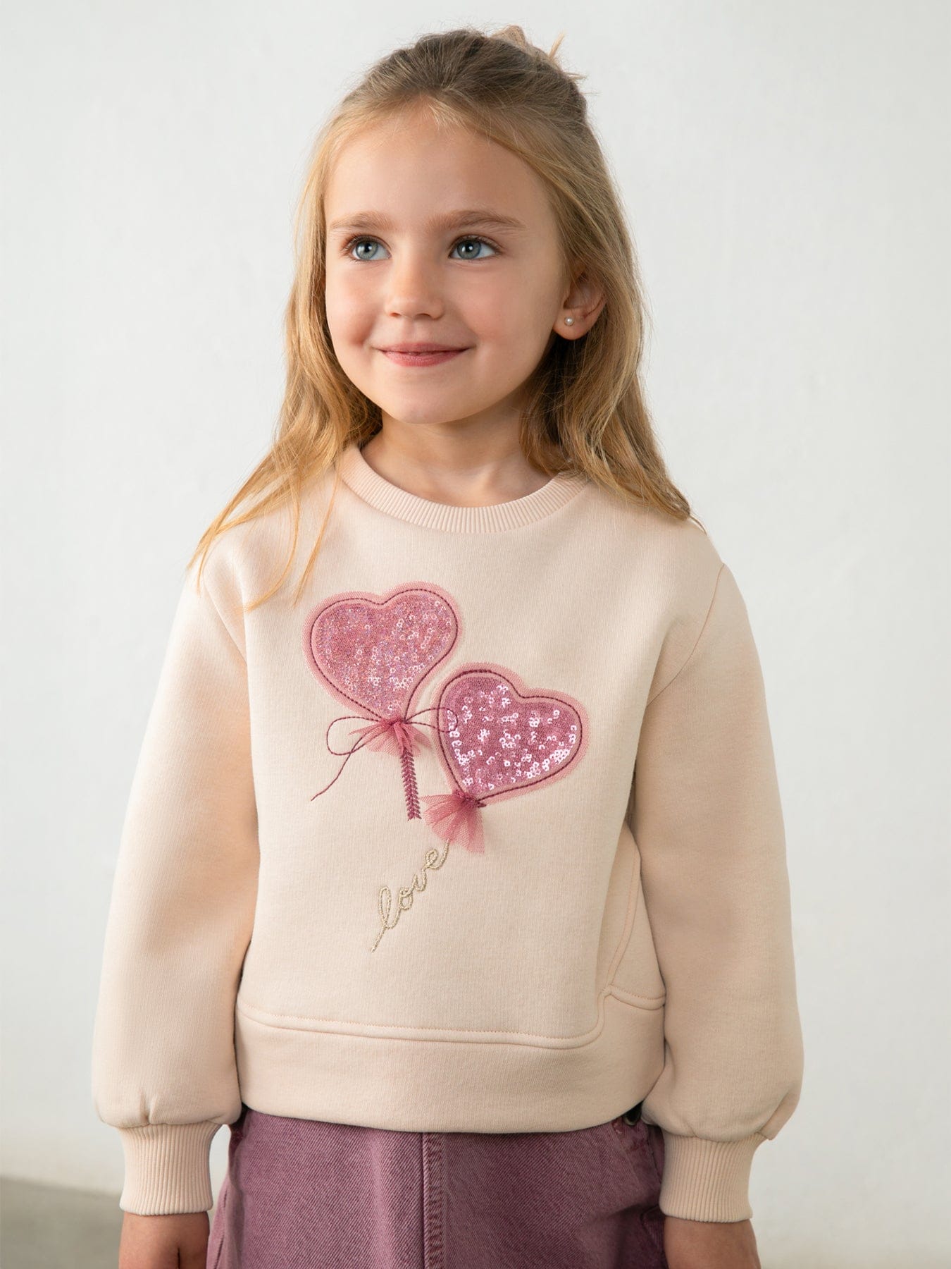 Mayoral Kids' Sweatshirt Cream