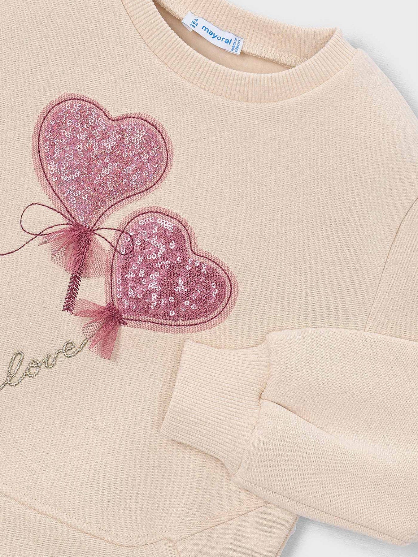 Mayoral Kids' Sweatshirt Cream
