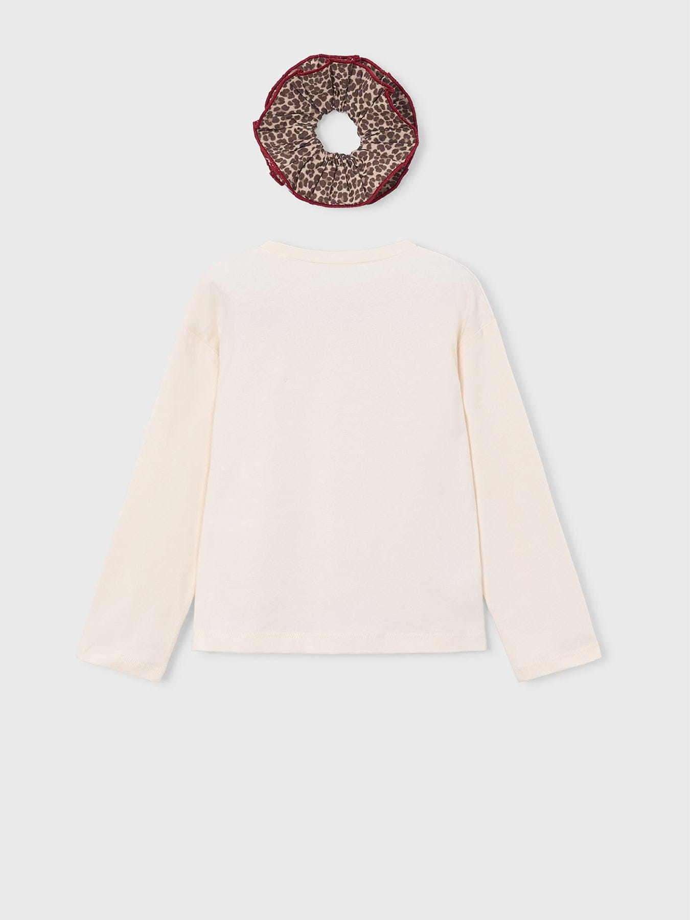 Mayoral Kids' Long Sleeve T - Shirt With Print Hair Tie