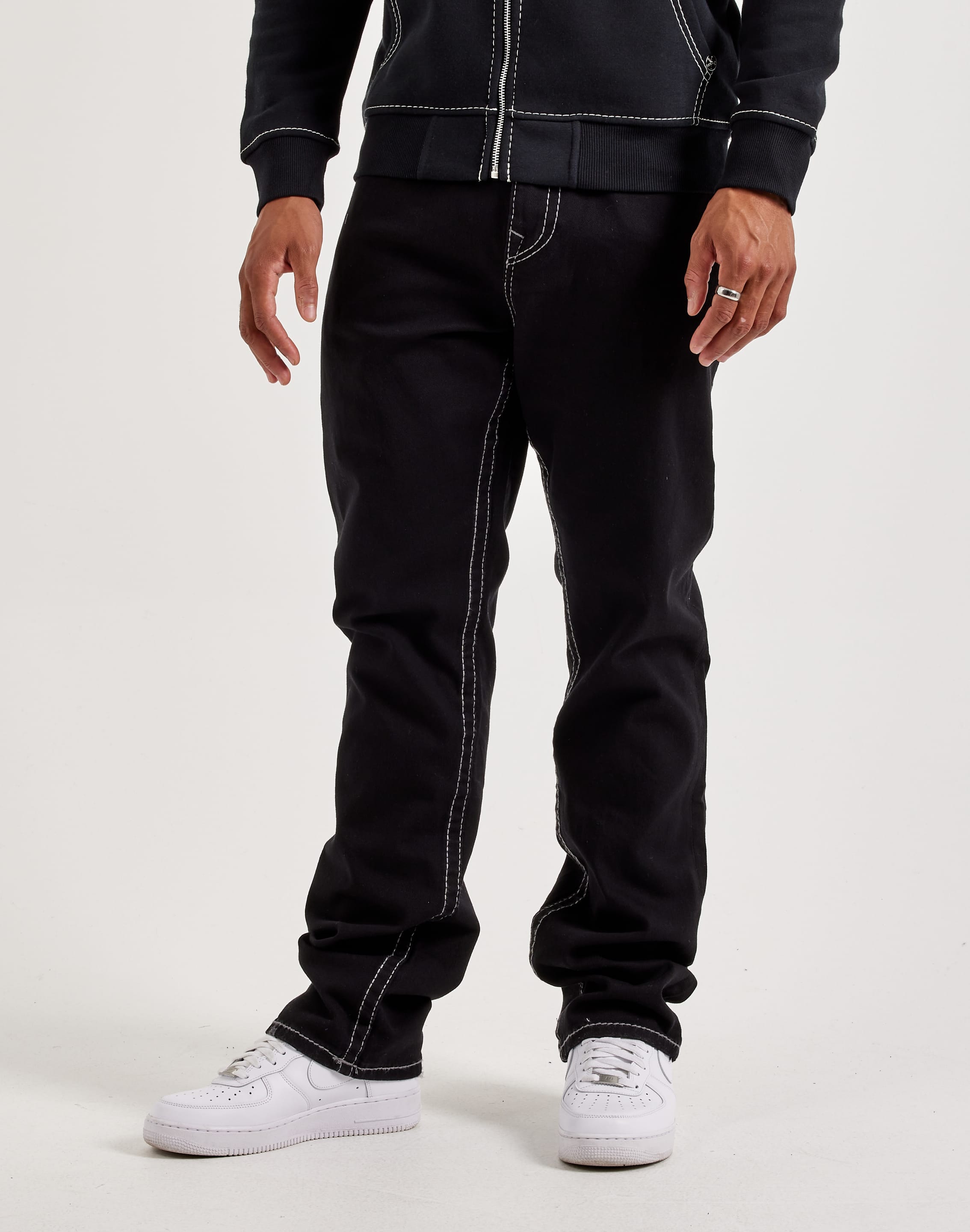 True Religion Ricky Big T Stitch Straight Denim Jeans