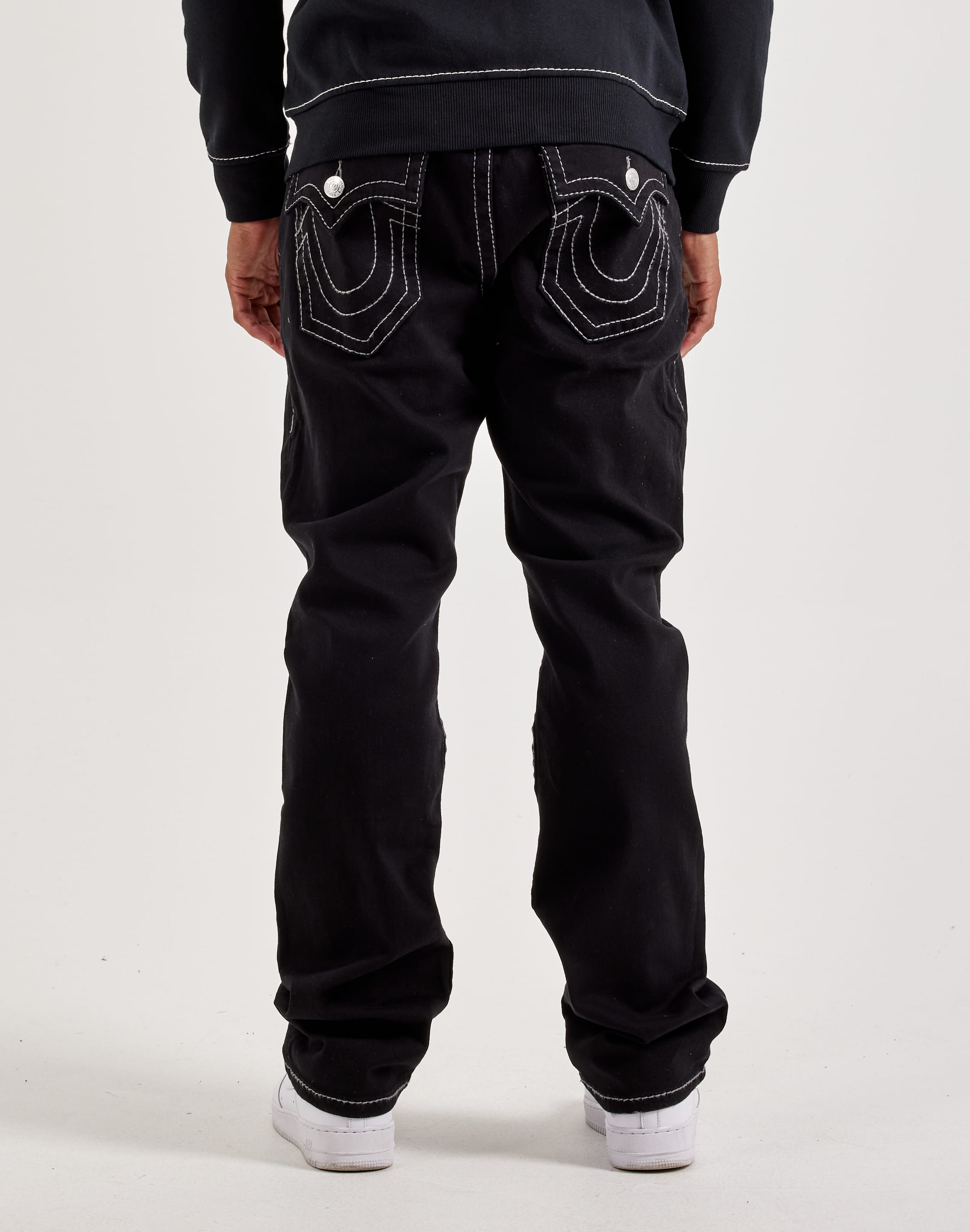 True Religion Ricky Big T Stitch Straight Denim Jeans