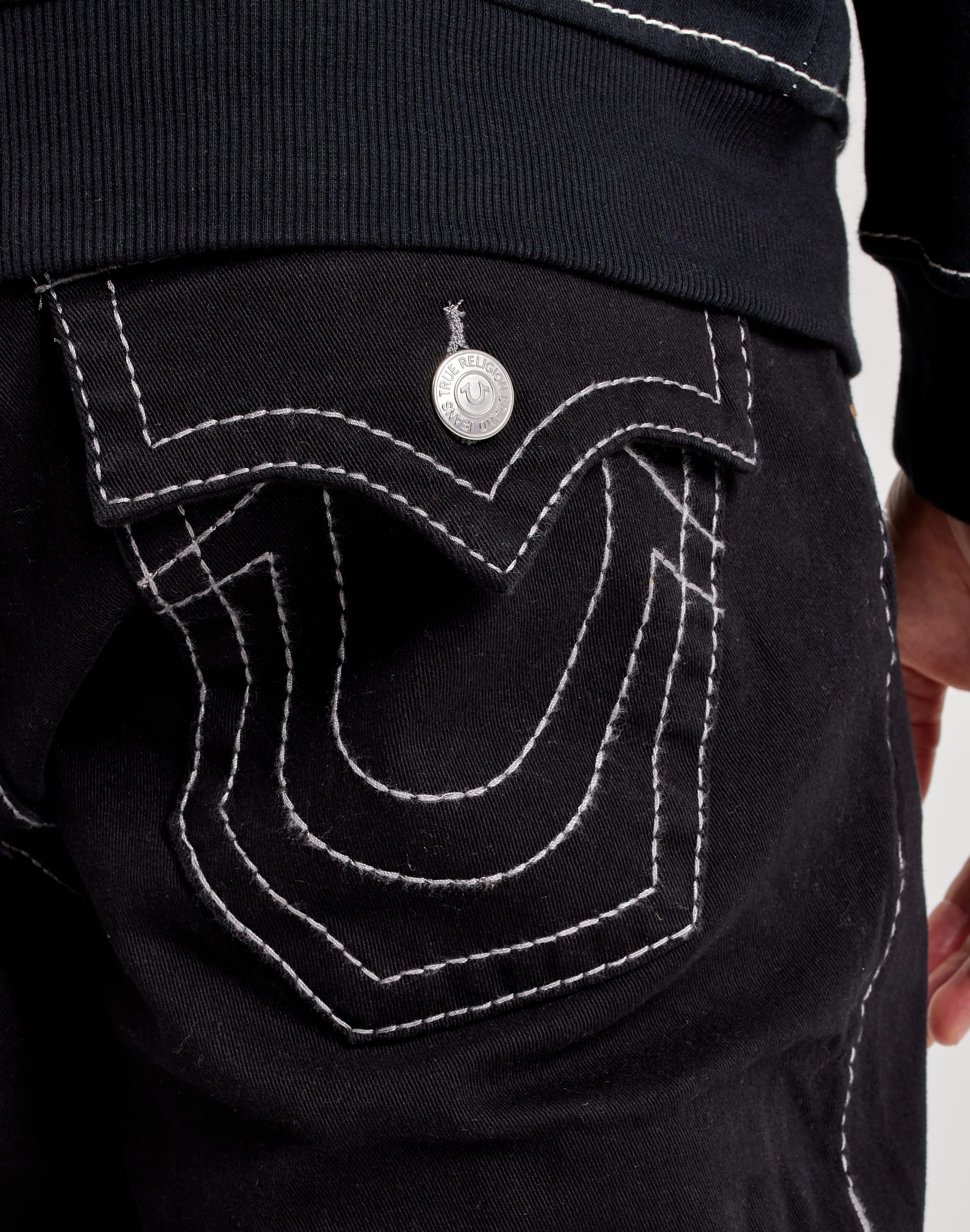 True Religion Ricky Big T Stitch Straight Denim Jeans