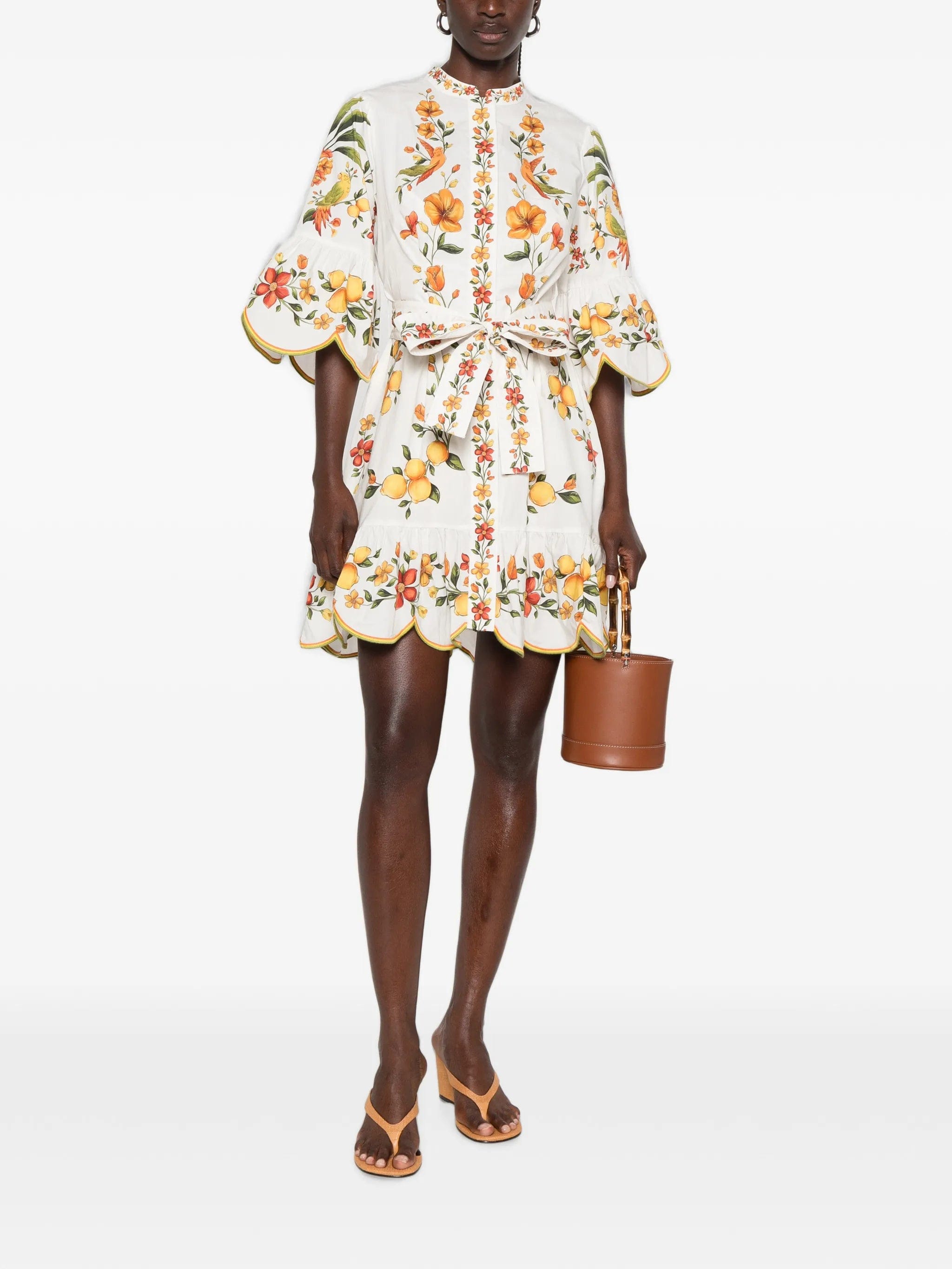 FARM Rio floral - print mini dress