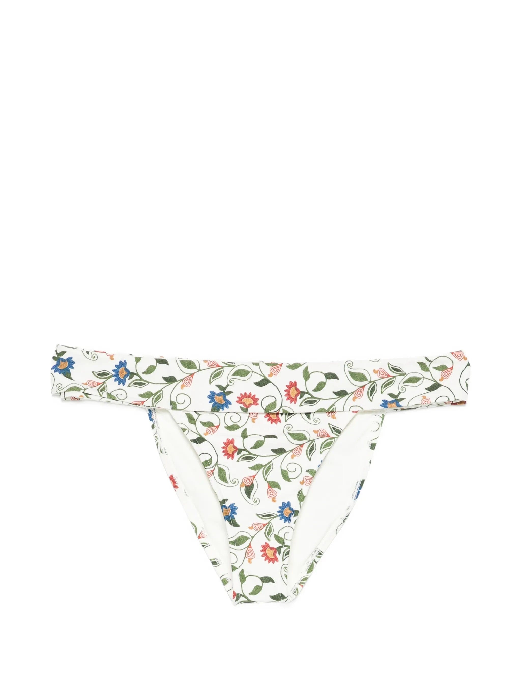 FARM Rio Stitched Garden floral - print bikini bottoms