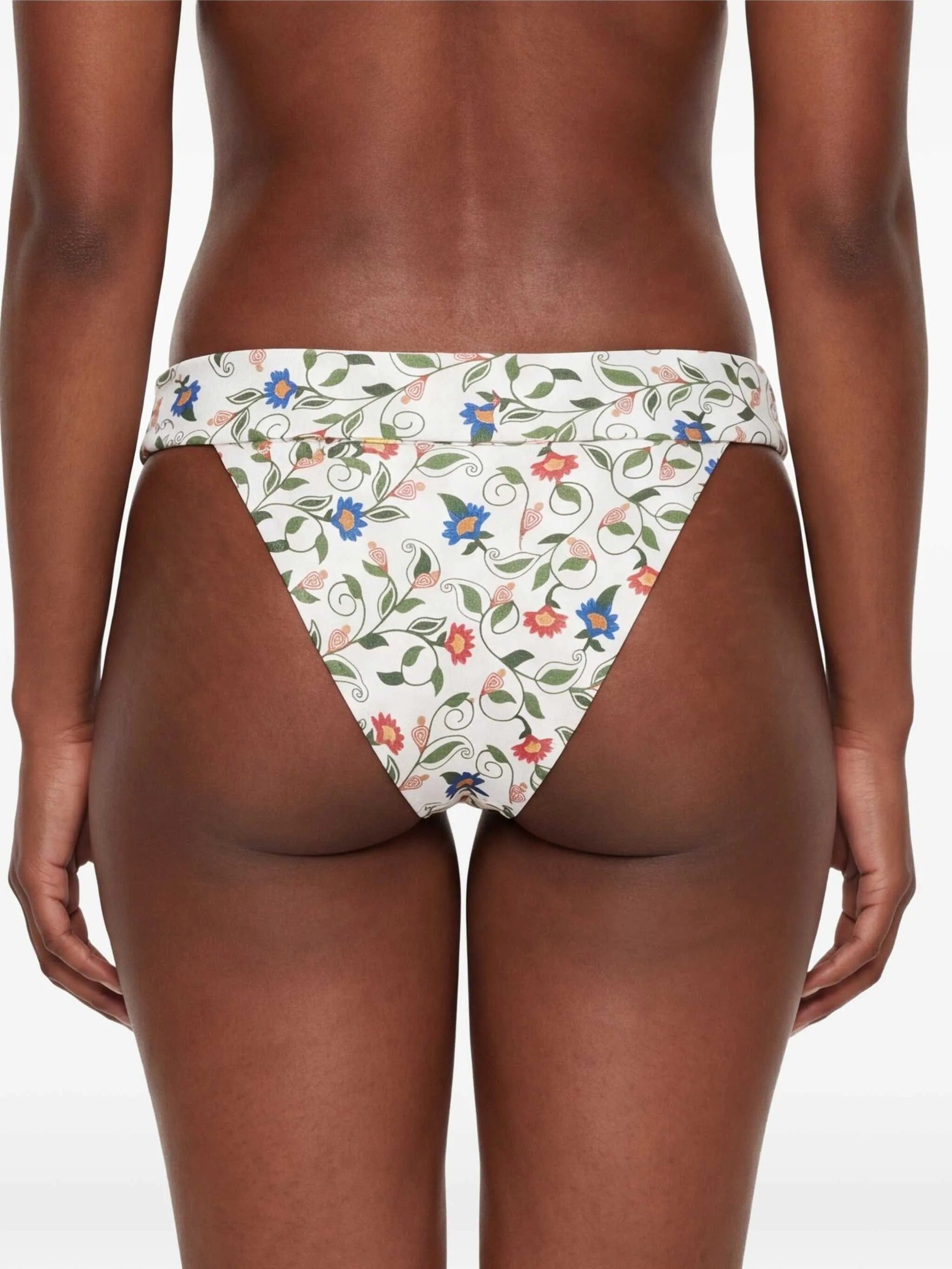 FARM Rio Stitched Garden floral - print bikini bottoms