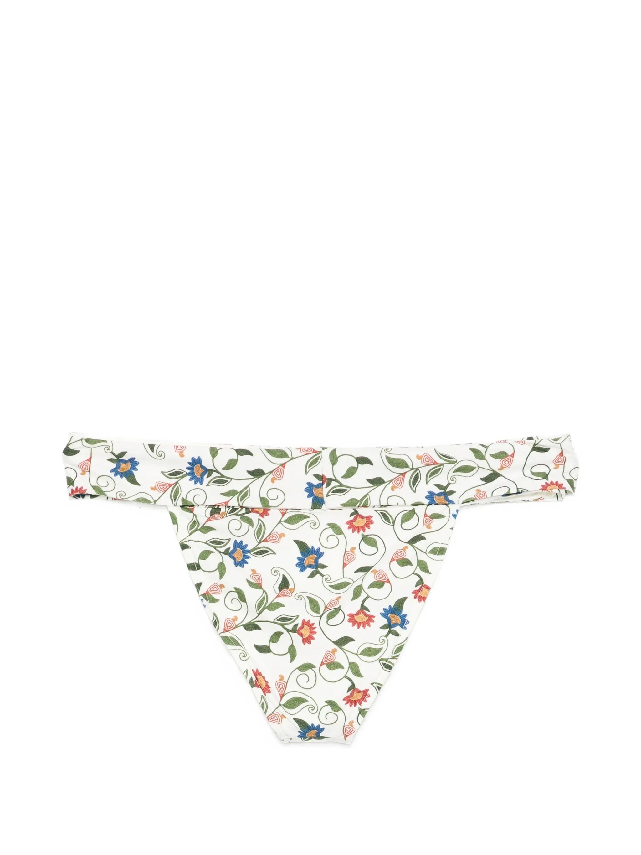 FARM Rio Stitched Garden floral - print bikini bottoms