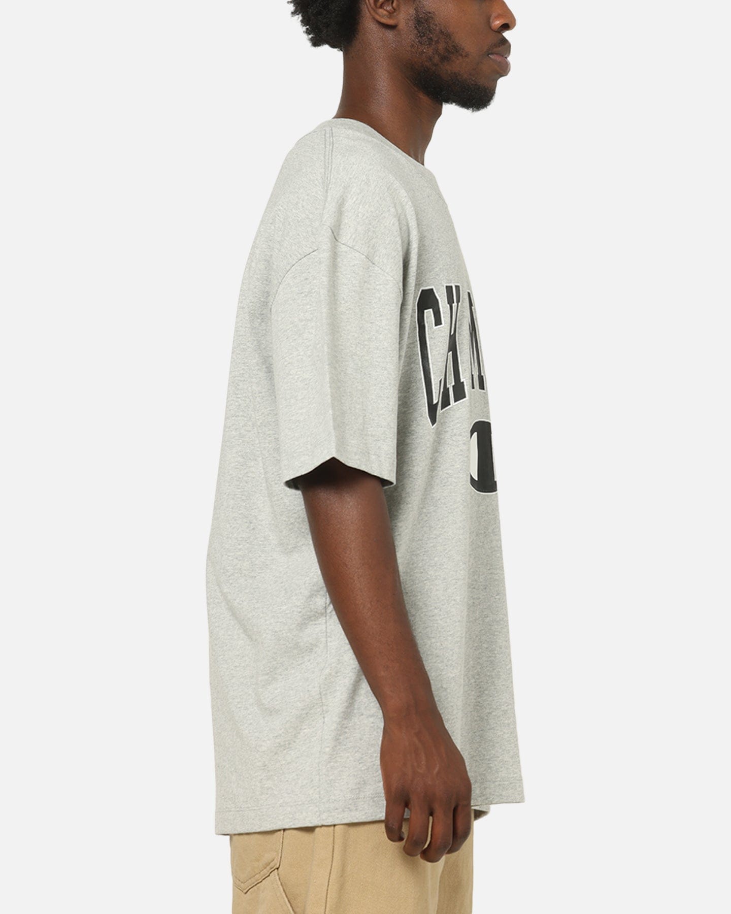 Champion CH Crew Athletic T - Shirt Grey Marle