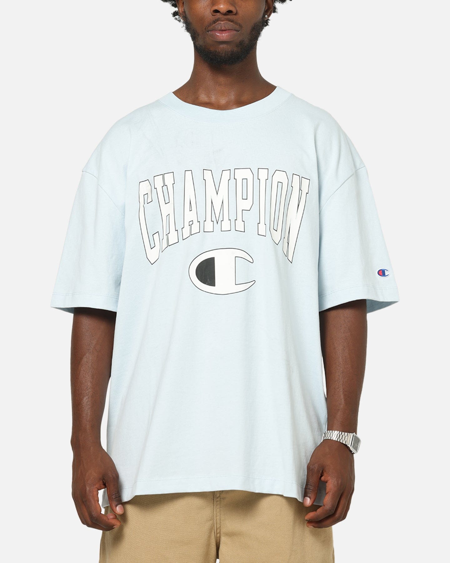 Champion CH Crew Athletic T - Shirt Blue