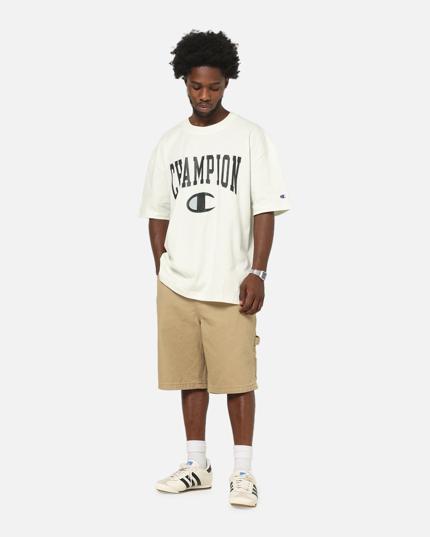 Champion CH Crew Athletic T - Shirt White